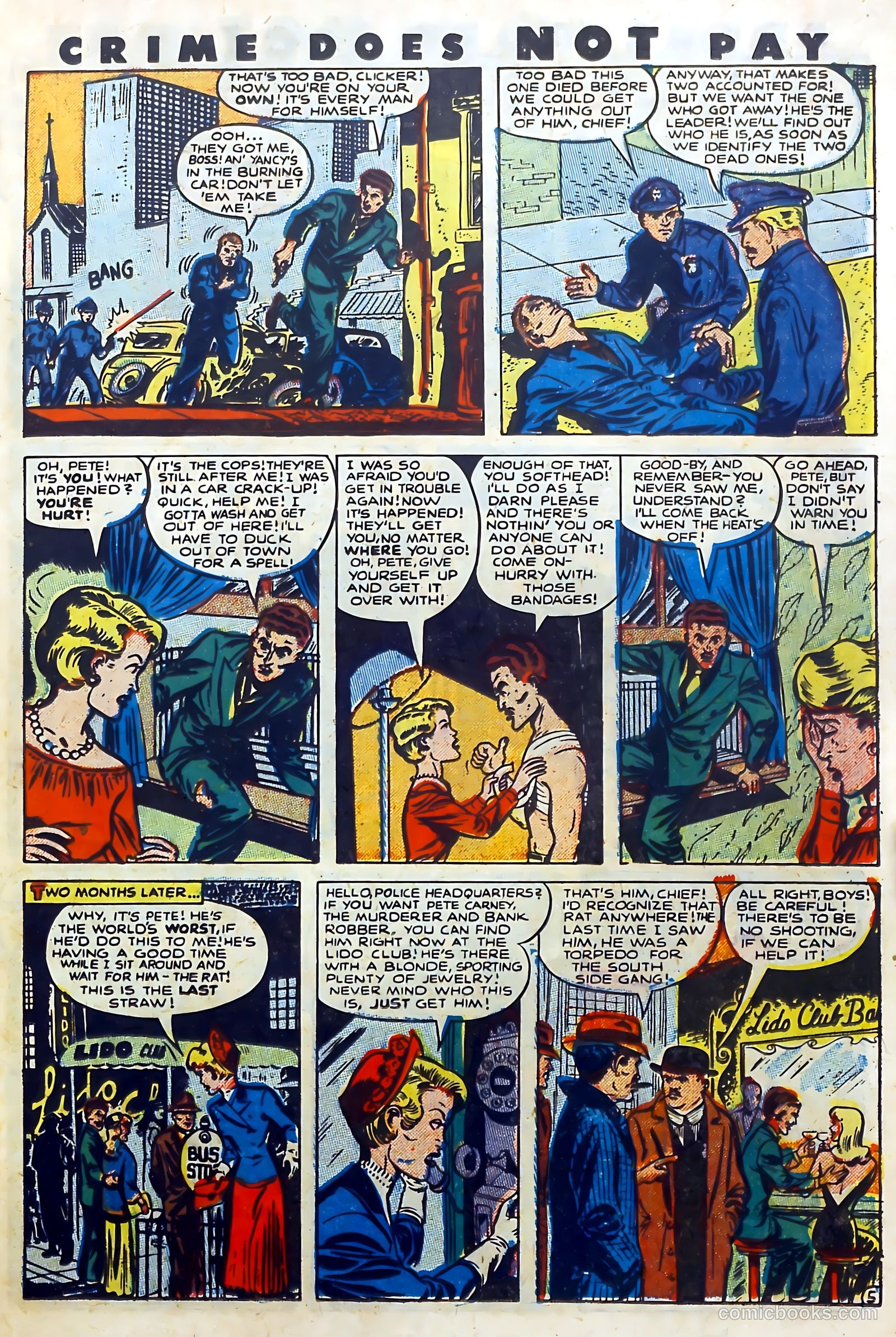 Crime Does Not Pay #111 (1952) — page 19 of 36