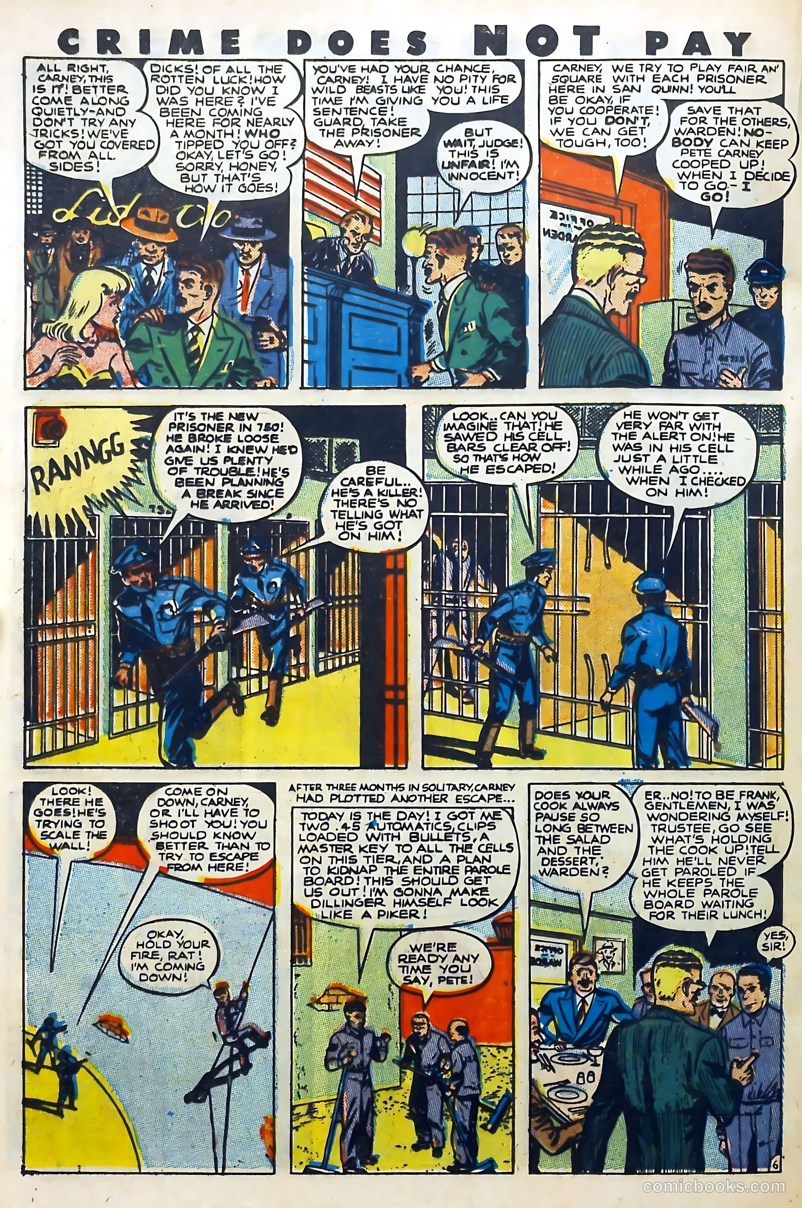 Crime Does Not Pay #111 (1952) — page 20 of 36