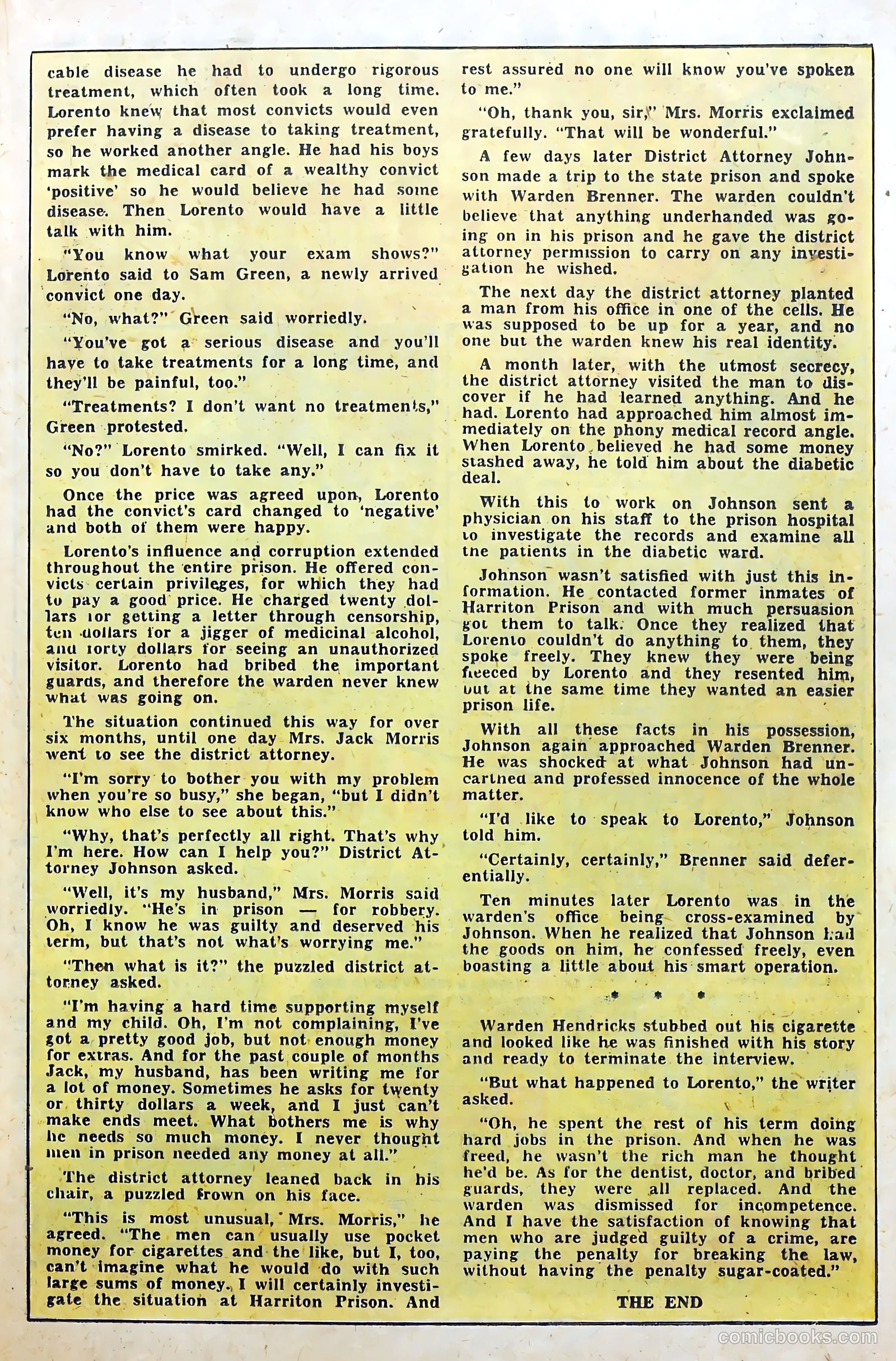 Crime Does Not Pay #111 (1952) — page 23 of 36