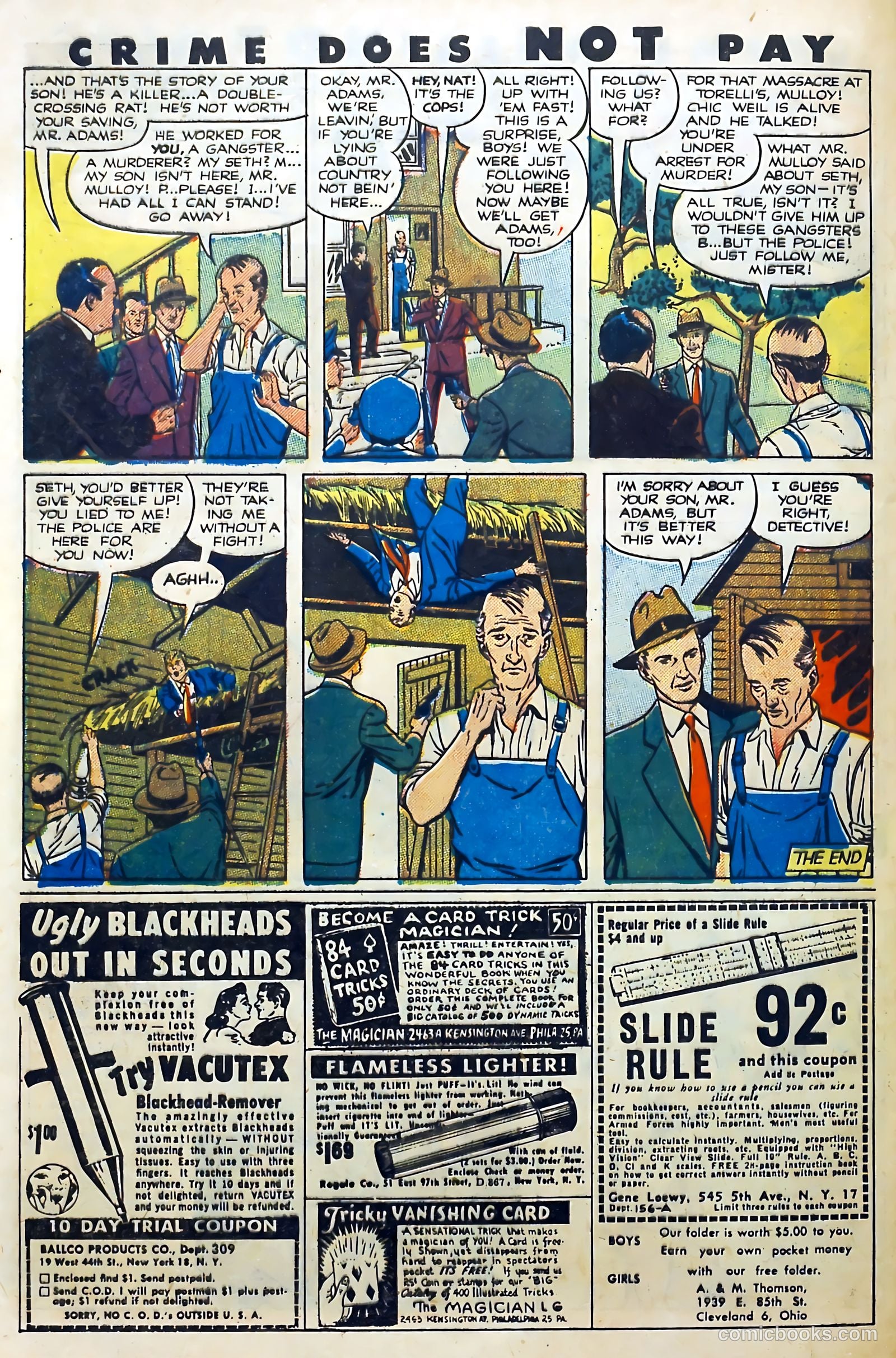 Crime Does Not Pay #111 (1952) — page 32 of 36