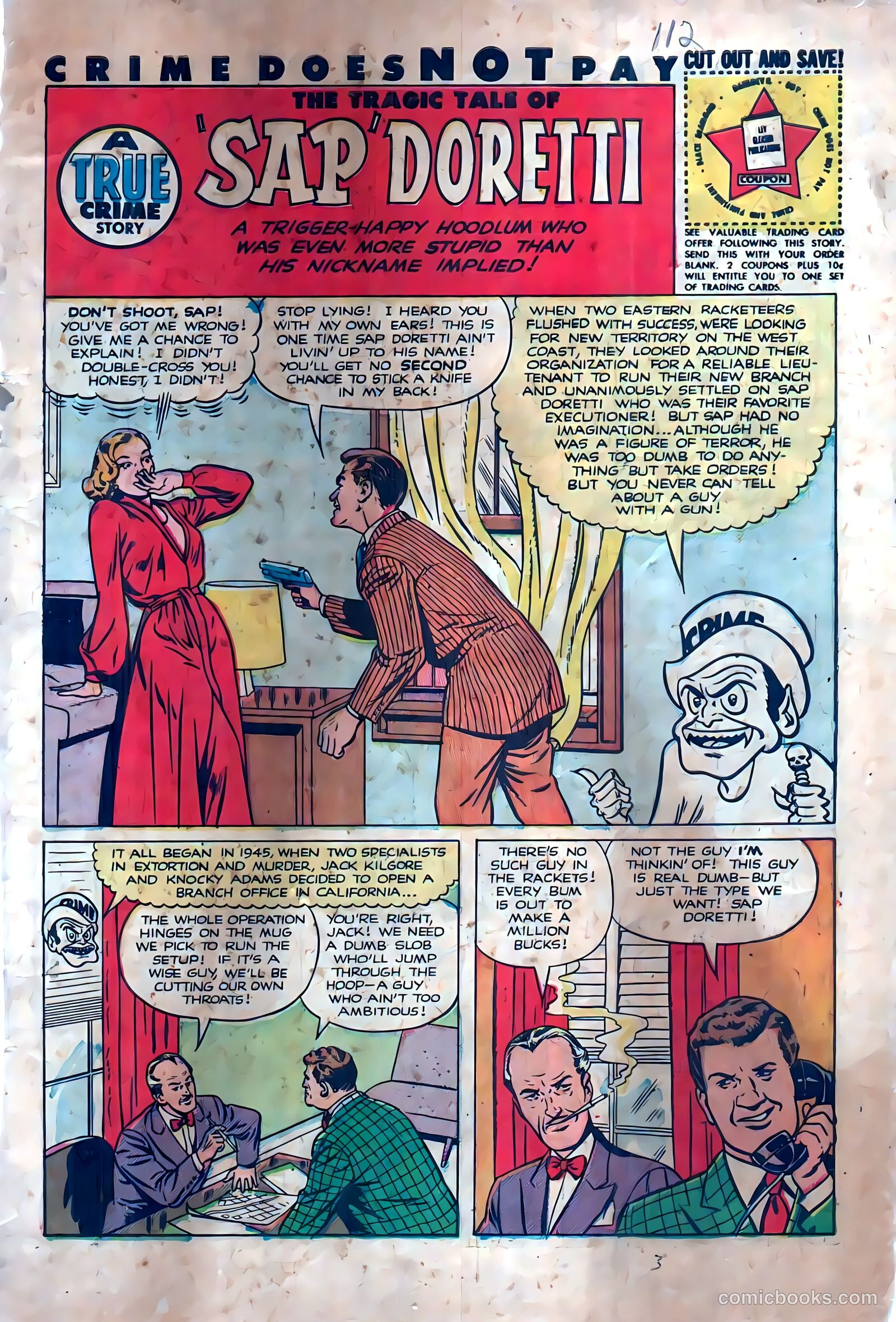 Crime Does Not Pay #112 (1952) — page 3 of 36