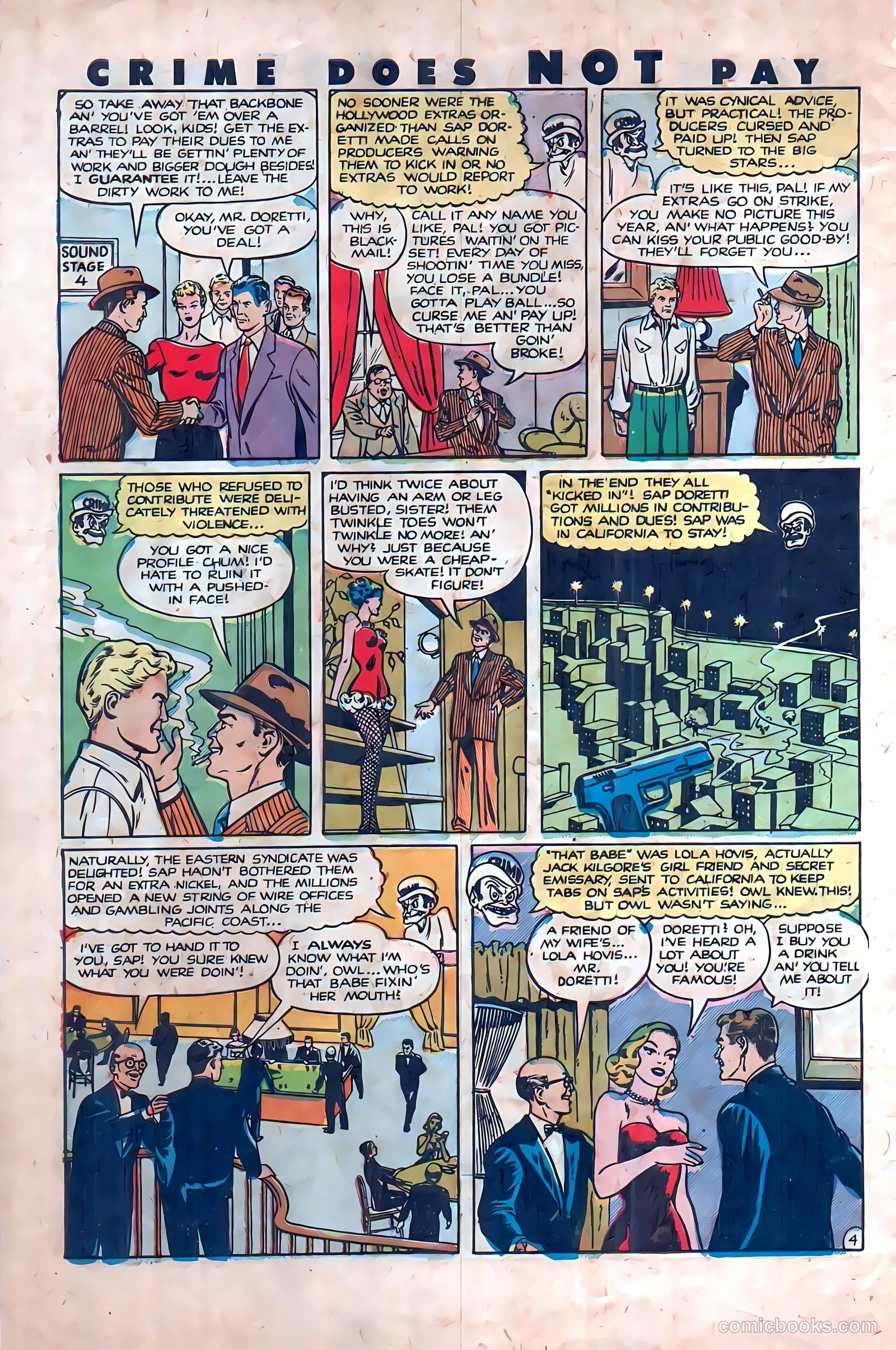 Crime Does Not Pay #112 (1952) — page 6 of 36