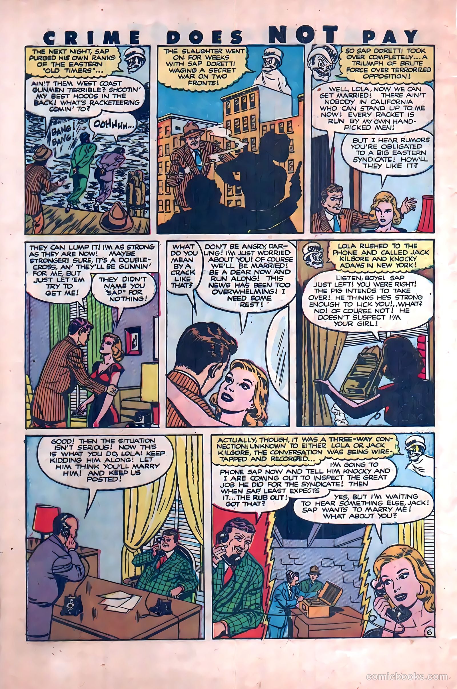 Crime Does Not Pay #112 (1952) — page 8 of 36