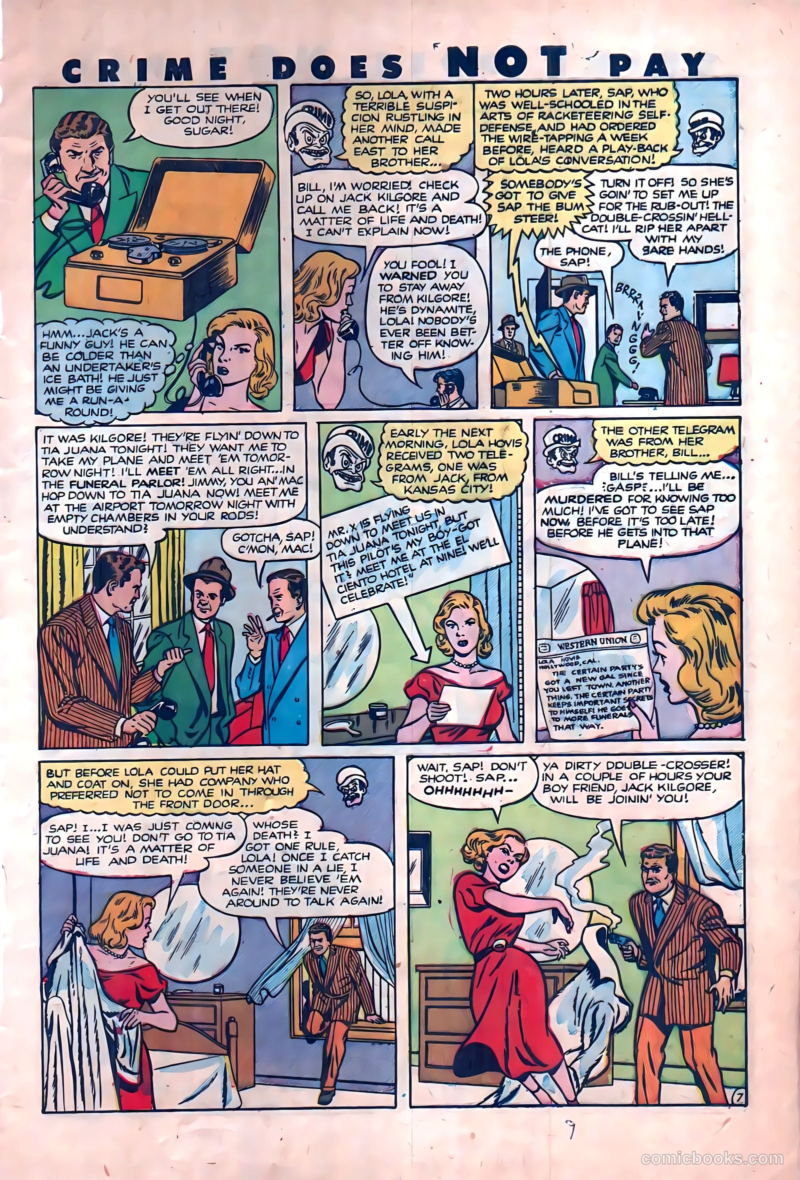 Crime Does Not Pay #112 (1952) — page 9 of 36