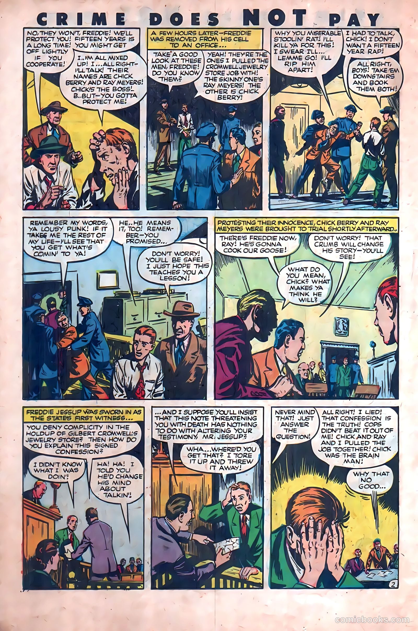 Crime Does Not Pay #112 (1952) — page 14 of 36
