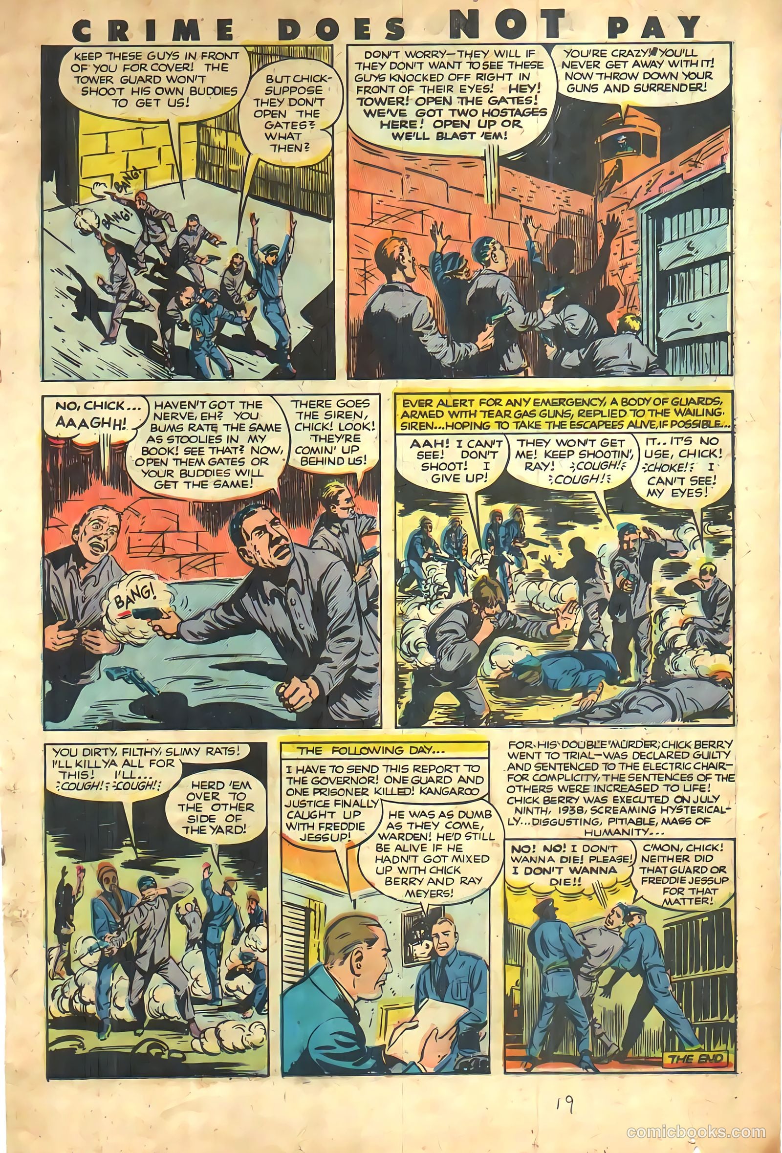 Crime Does Not Pay #112 (1952) — page 19 of 36