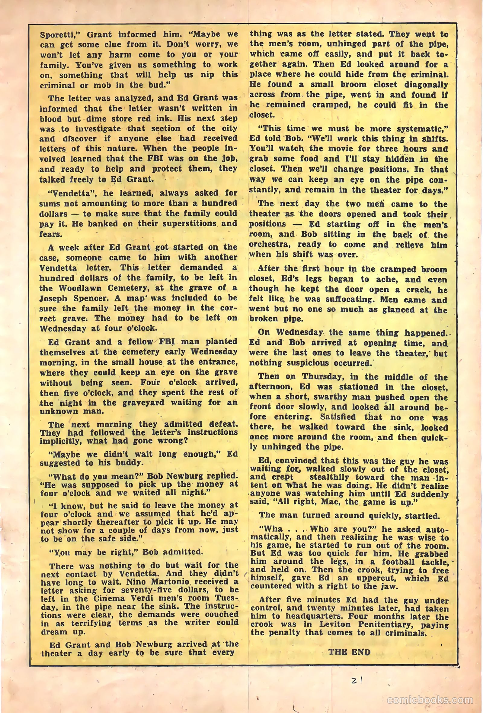 Crime Does Not Pay #112 (1952) — page 21 of 36
