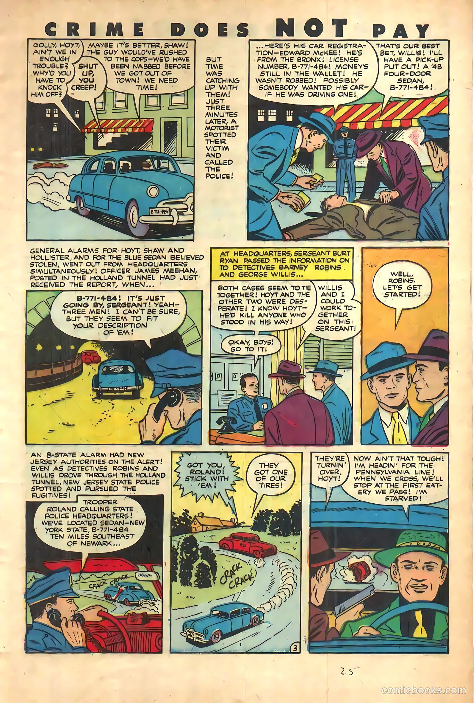 Crime Does Not Pay #112 (1952) — page 25 of 36
