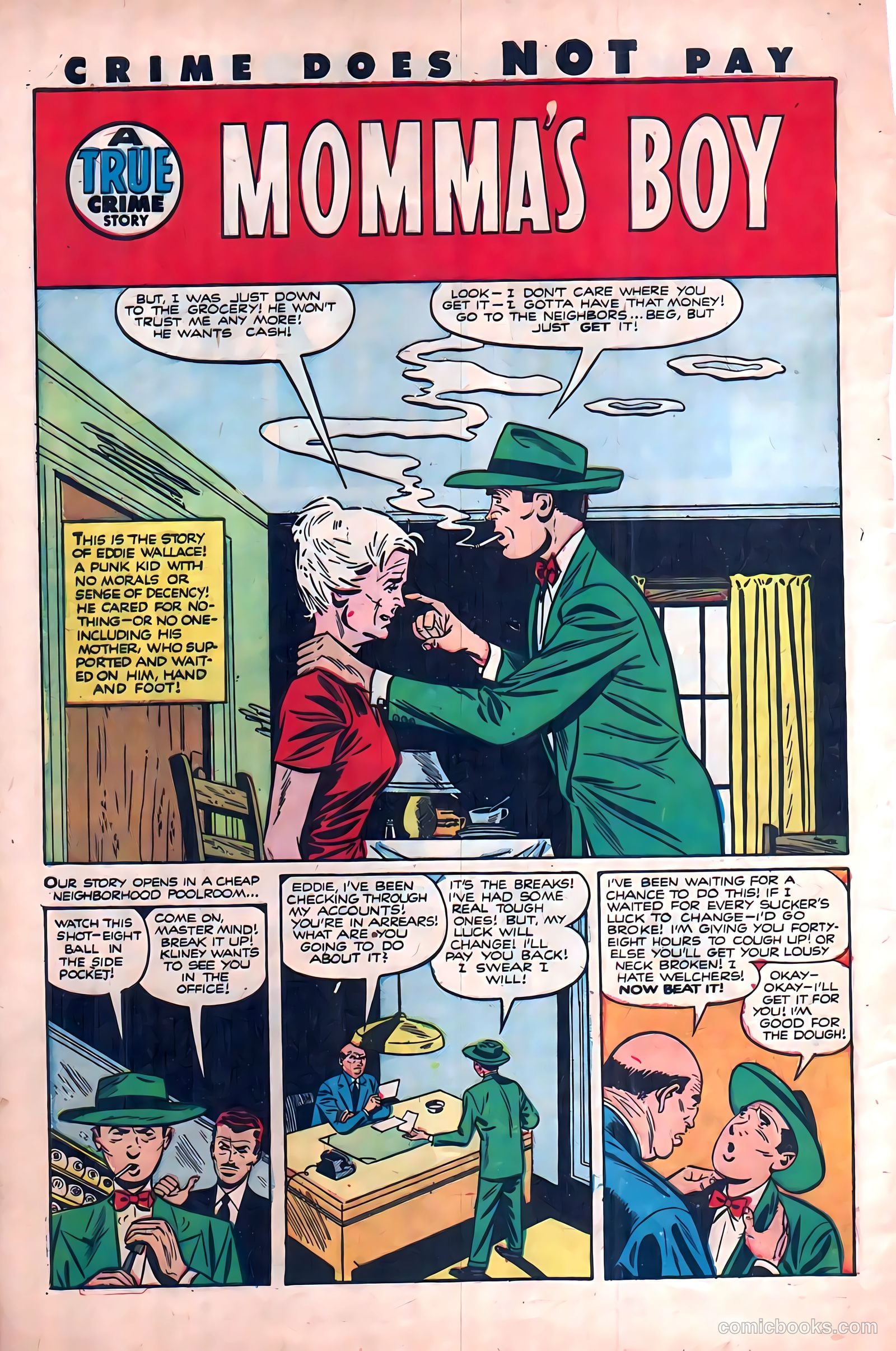 Crime Does Not Pay #112 (1952) — page 28 of 36