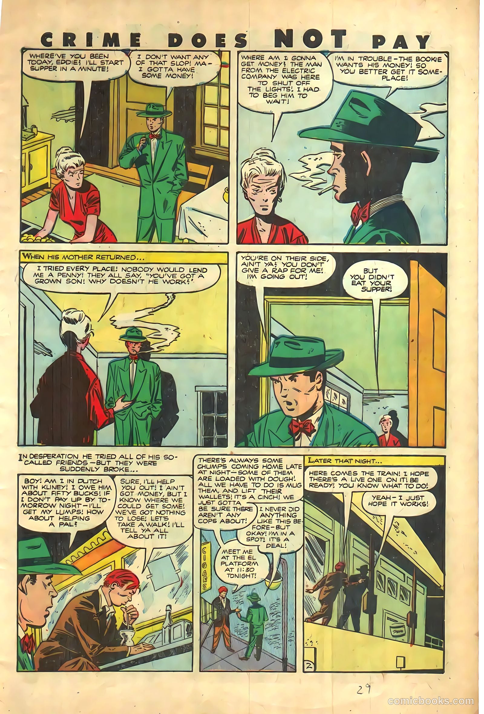 Crime Does Not Pay #112 (1952) — page 29 of 36