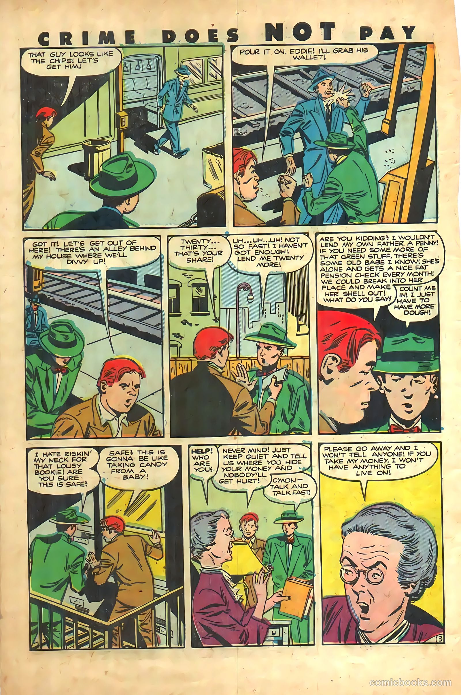 Crime Does Not Pay #112 (1952) — page 30 of 36