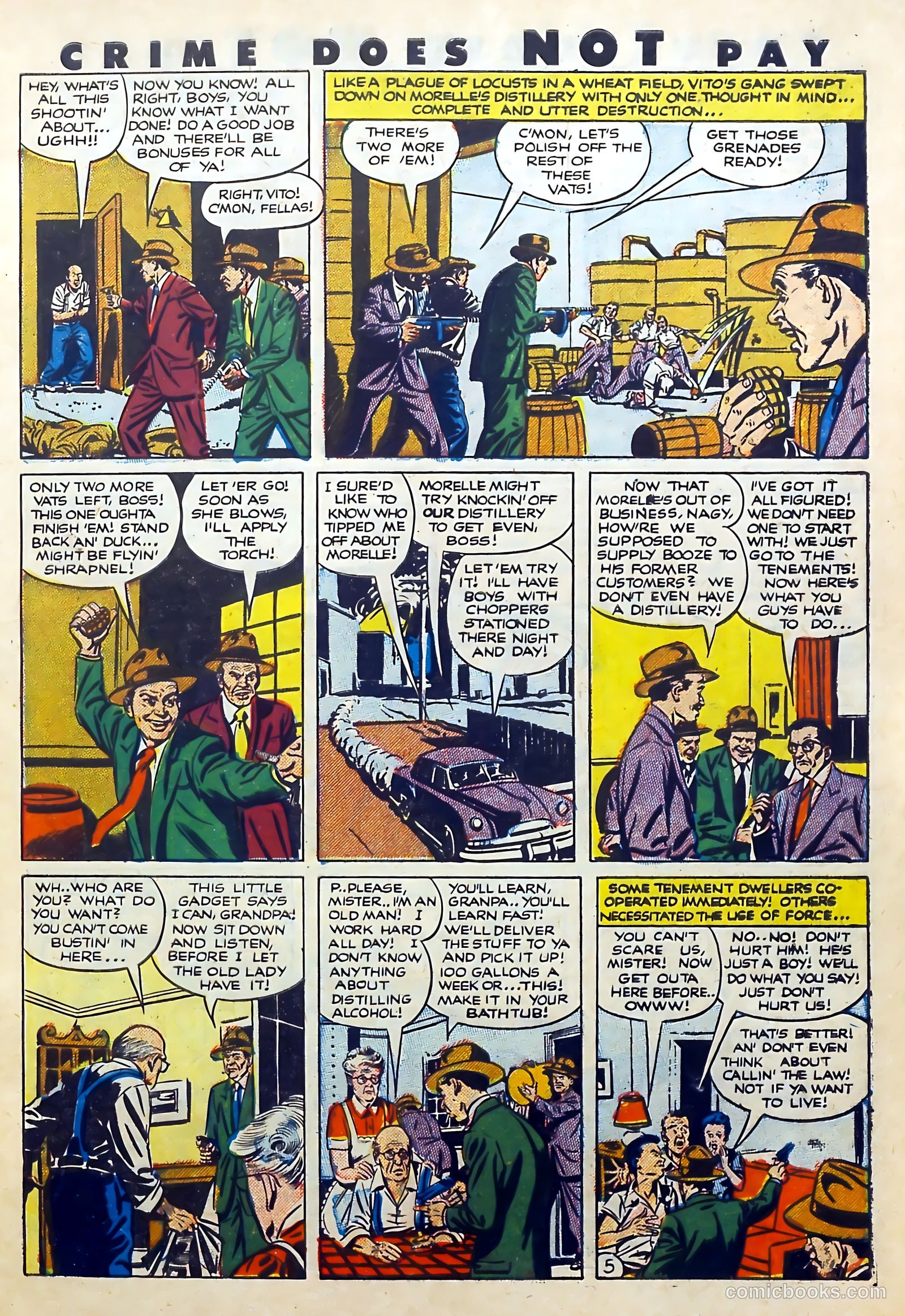 Crime Does Not Pay #113 (1952) — page 7 of 36