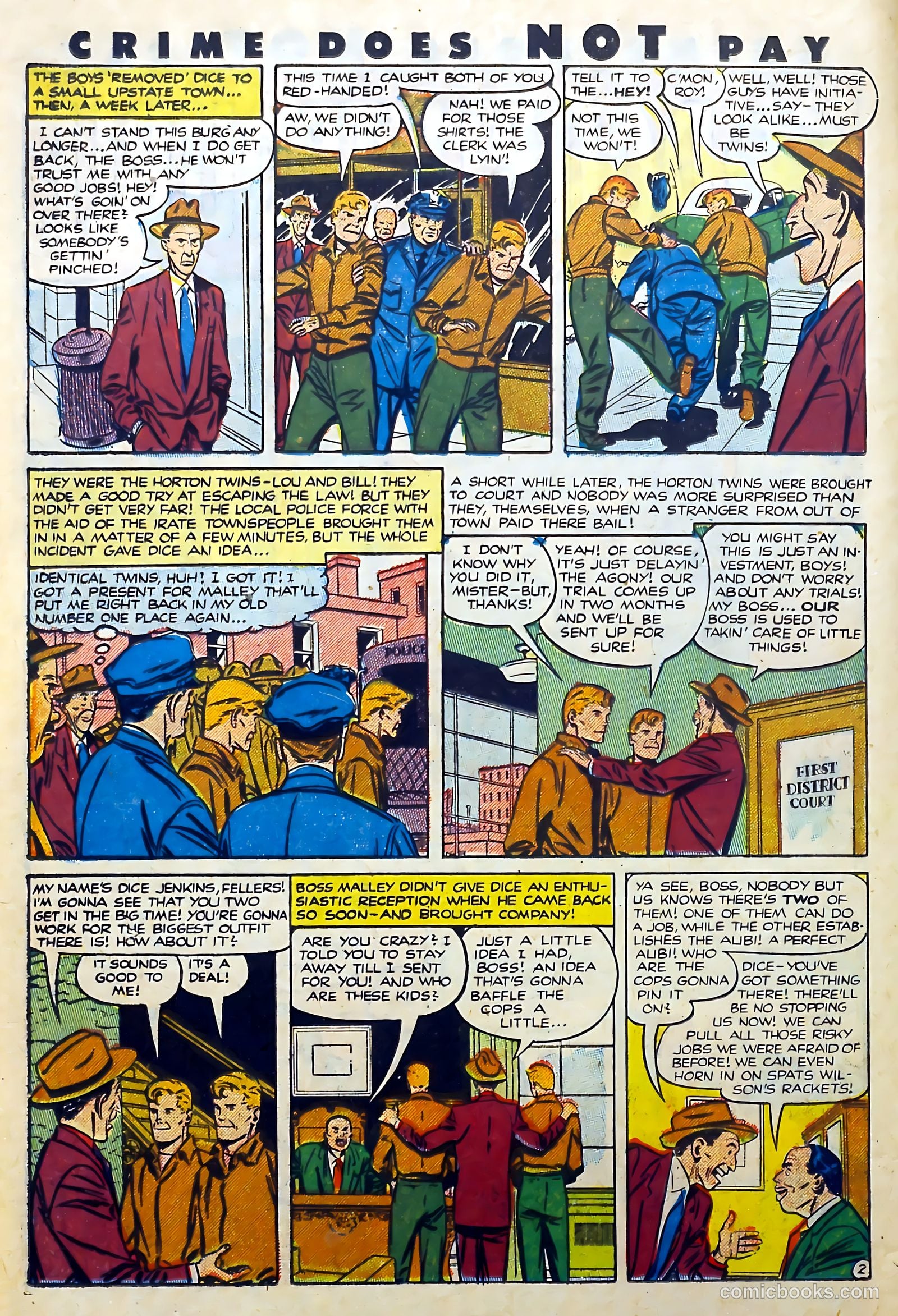 Crime Does Not Pay #113 (1952) — page 14 of 36