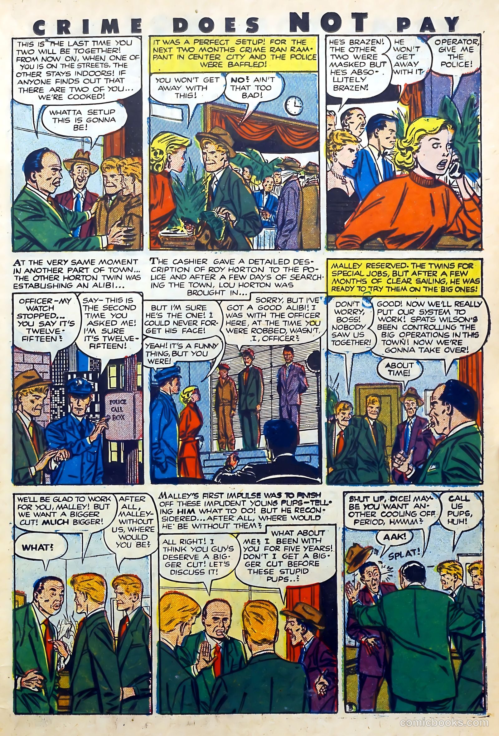 Crime Does Not Pay #113 (1952) — page 15 of 36