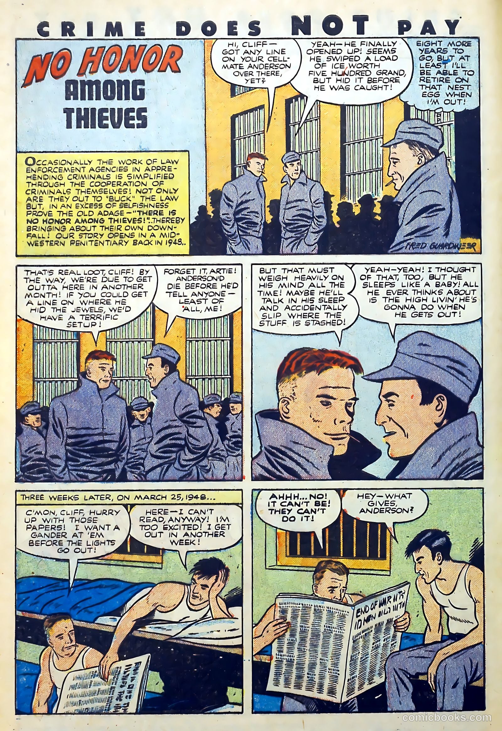 Crime Does Not Pay #113 (1952) — page 28 of 36