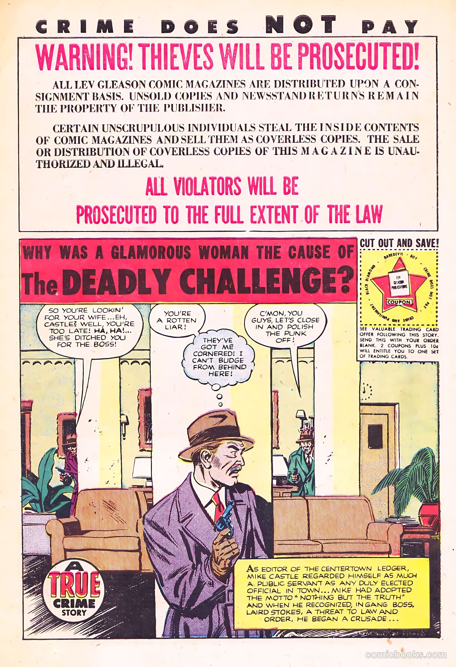 Crime Does Not Pay #114 (1952) — page 3 of 36