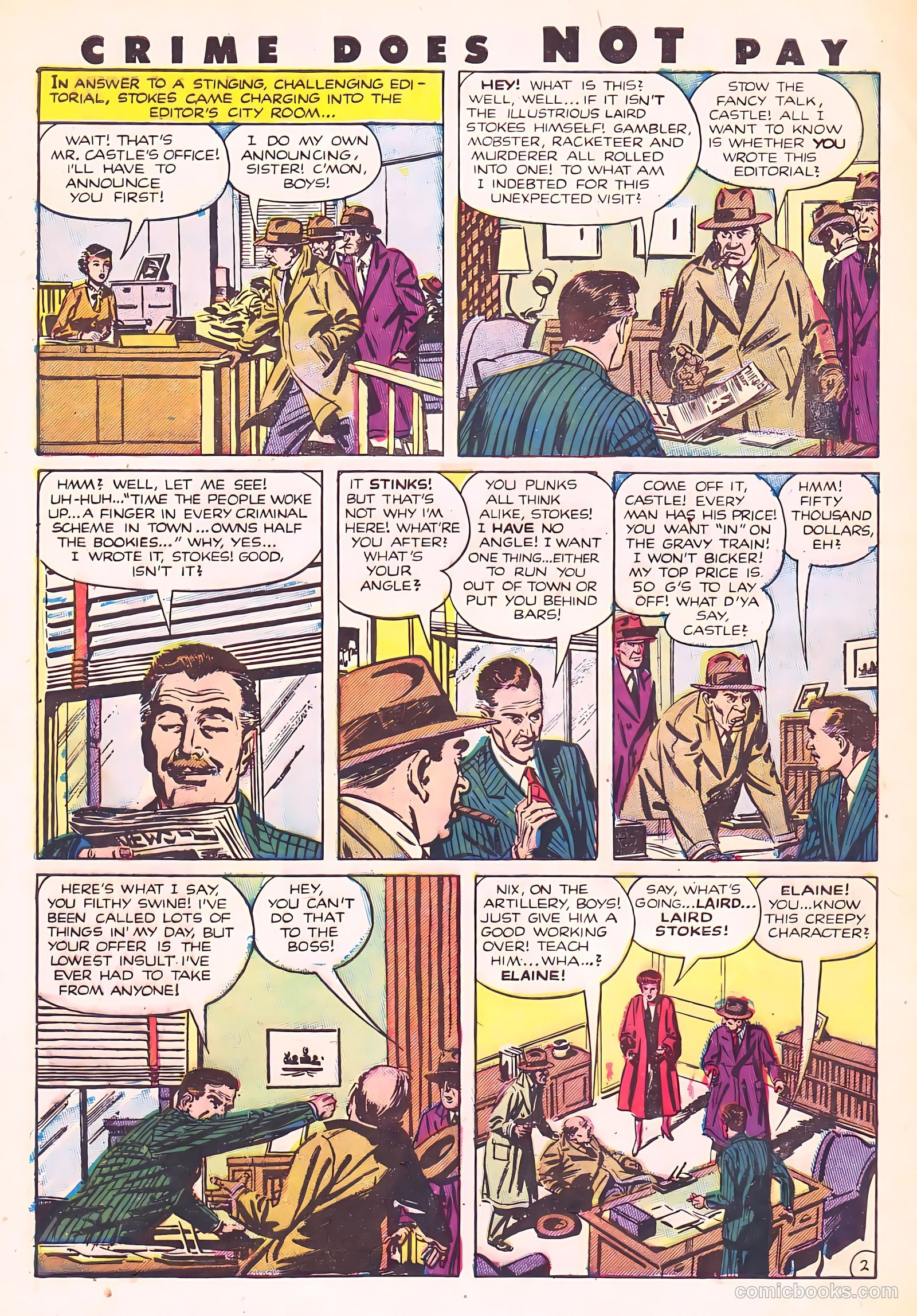 Crime Does Not Pay #114 (1952) — page 4 of 36