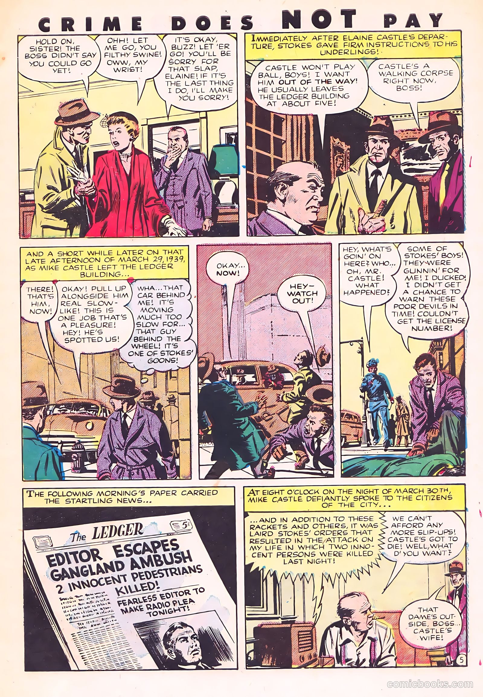 Crime Does Not Pay #114 (1952) — page 7 of 36