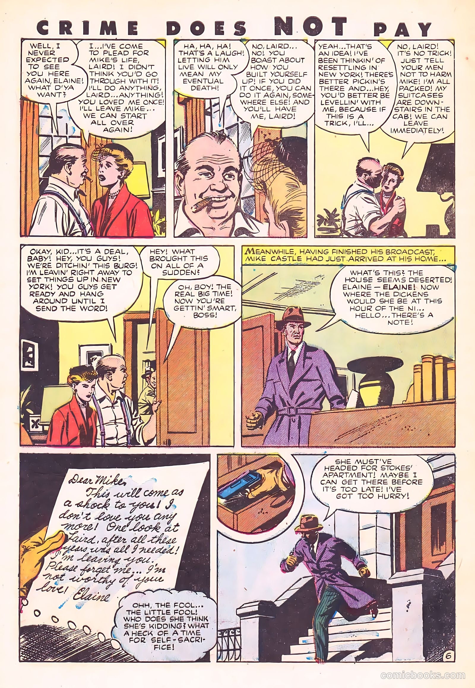 Crime Does Not Pay #114 (1952) — page 8 of 36