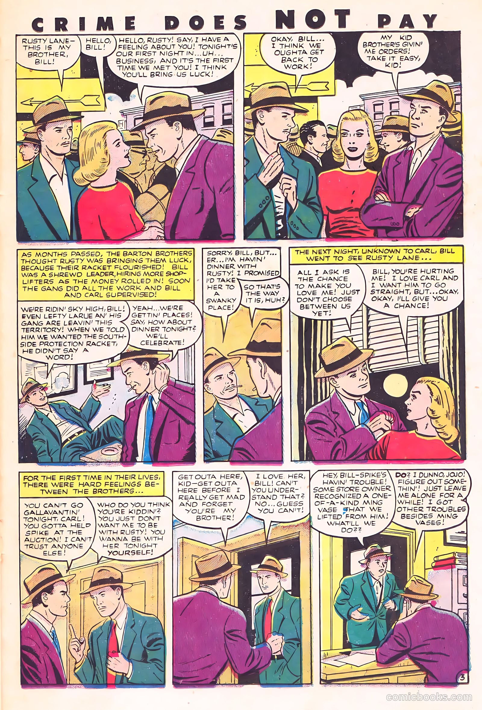 Crime Does Not Pay #114 (1952) — page 23 of 36