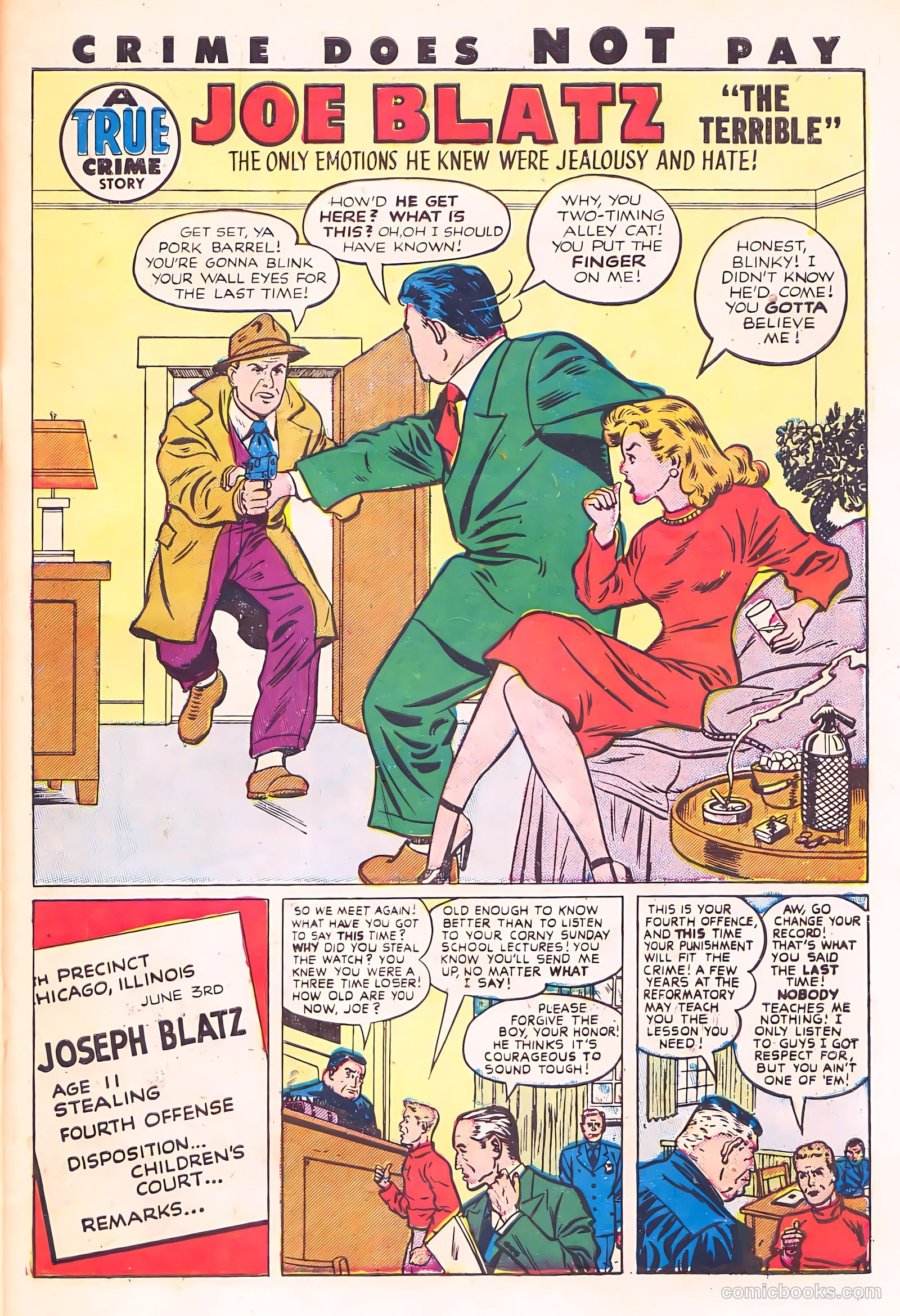 Crime Does Not Pay #114 (1952) — page 27 of 36
