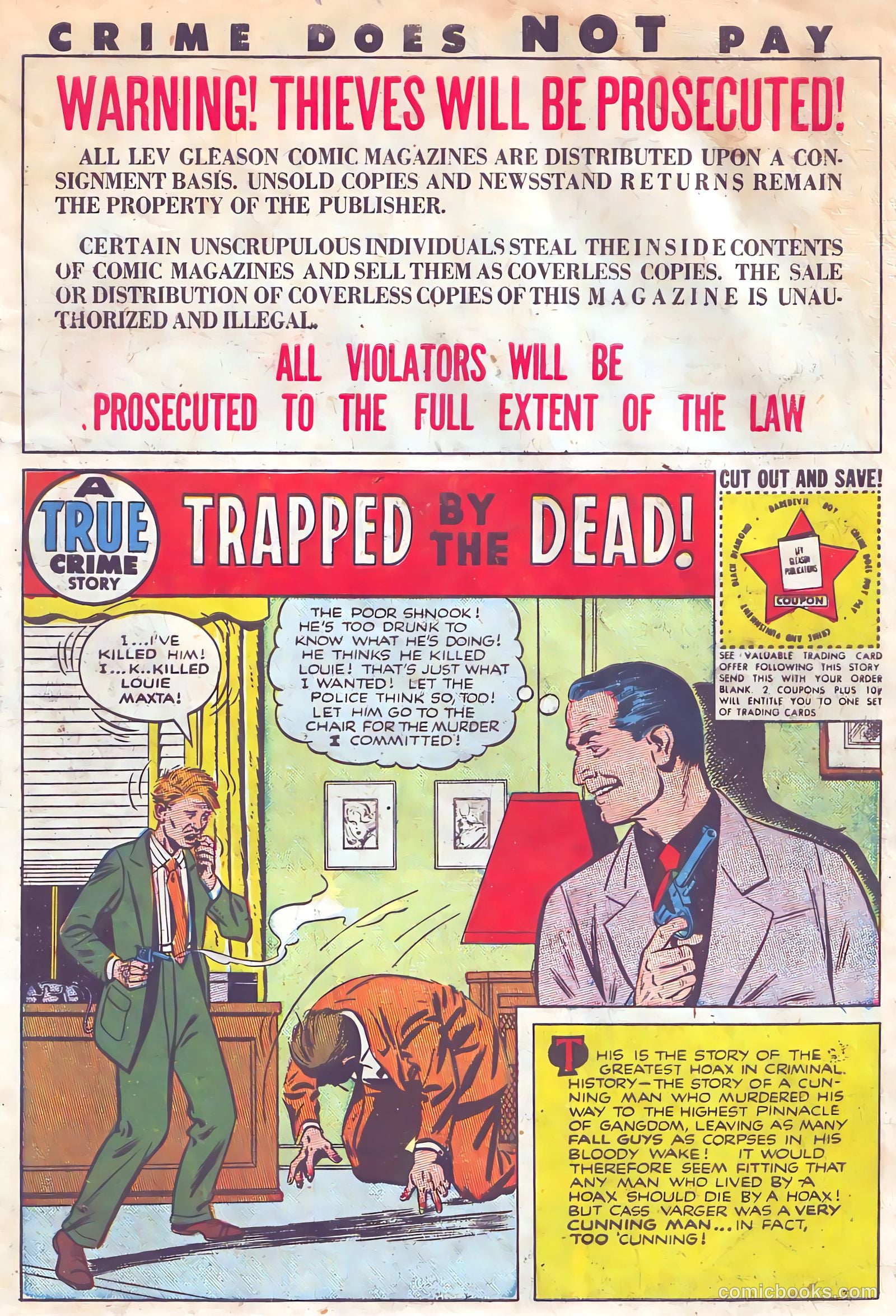 Crime Does Not Pay #115 (1952) — page 3 of 36