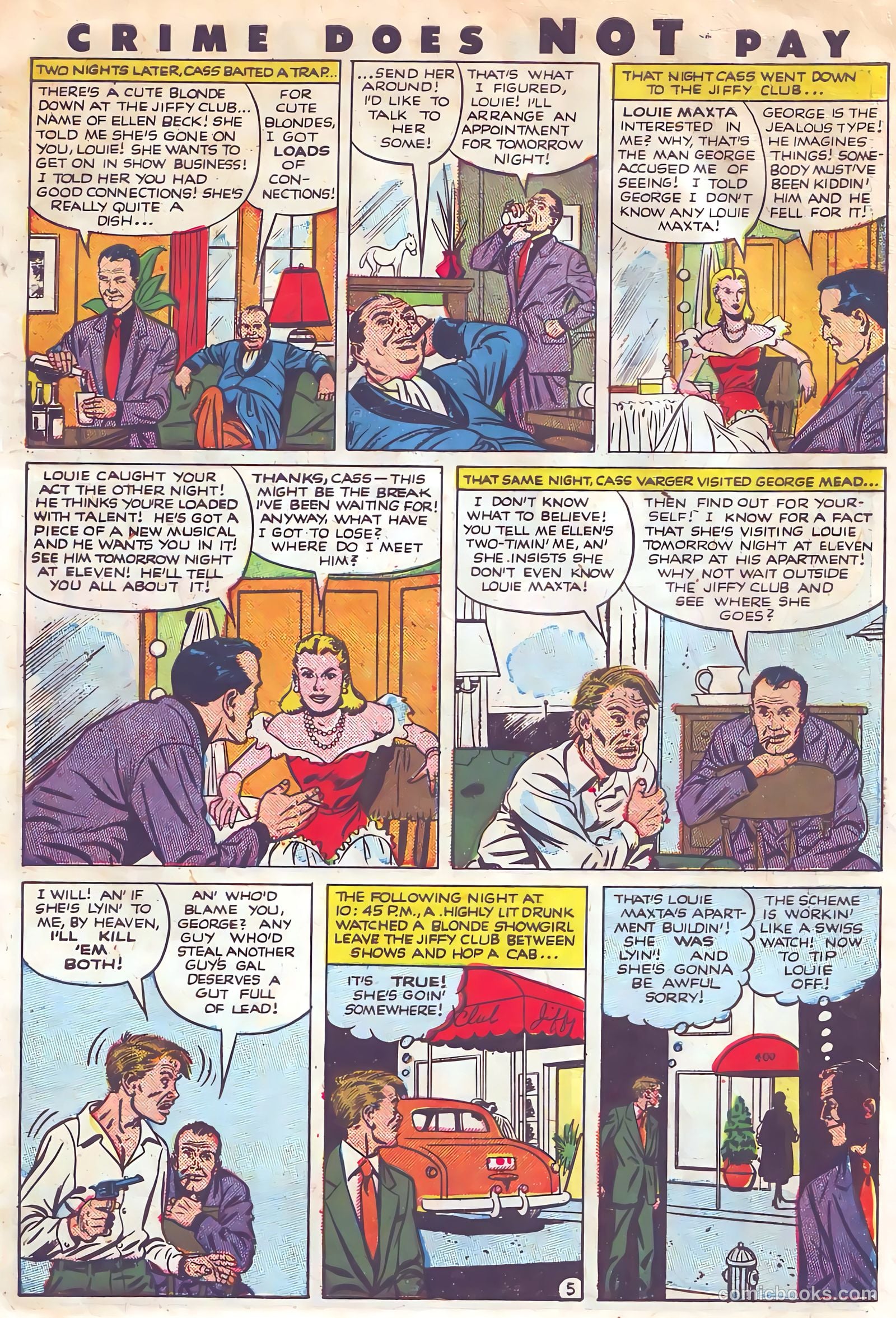 Crime Does Not Pay #115 (1952) — page 7 of 36