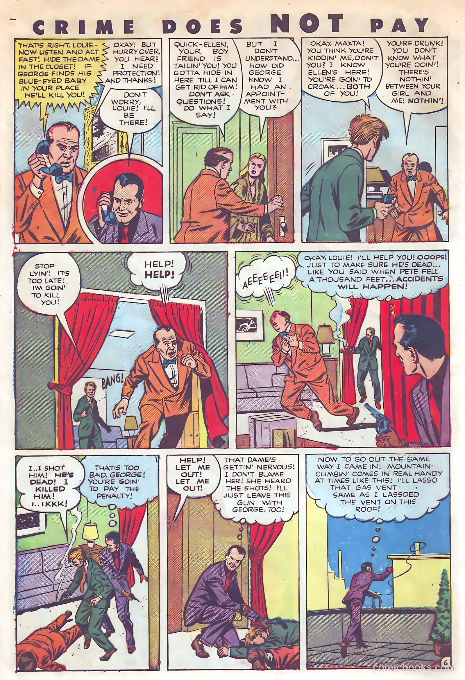 Crime Does Not Pay #115 (1952) — page 8 of 36