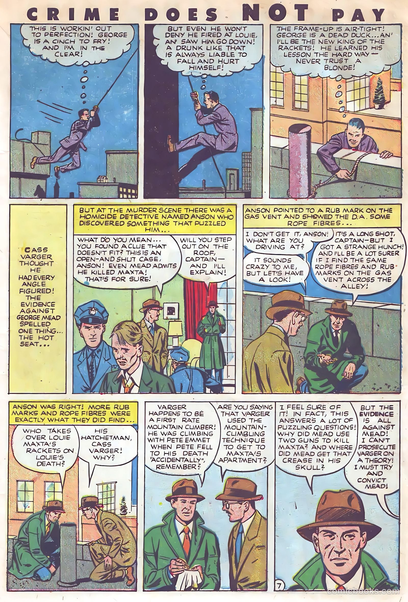 Crime Does Not Pay #115 (1952) — page 9 of 36