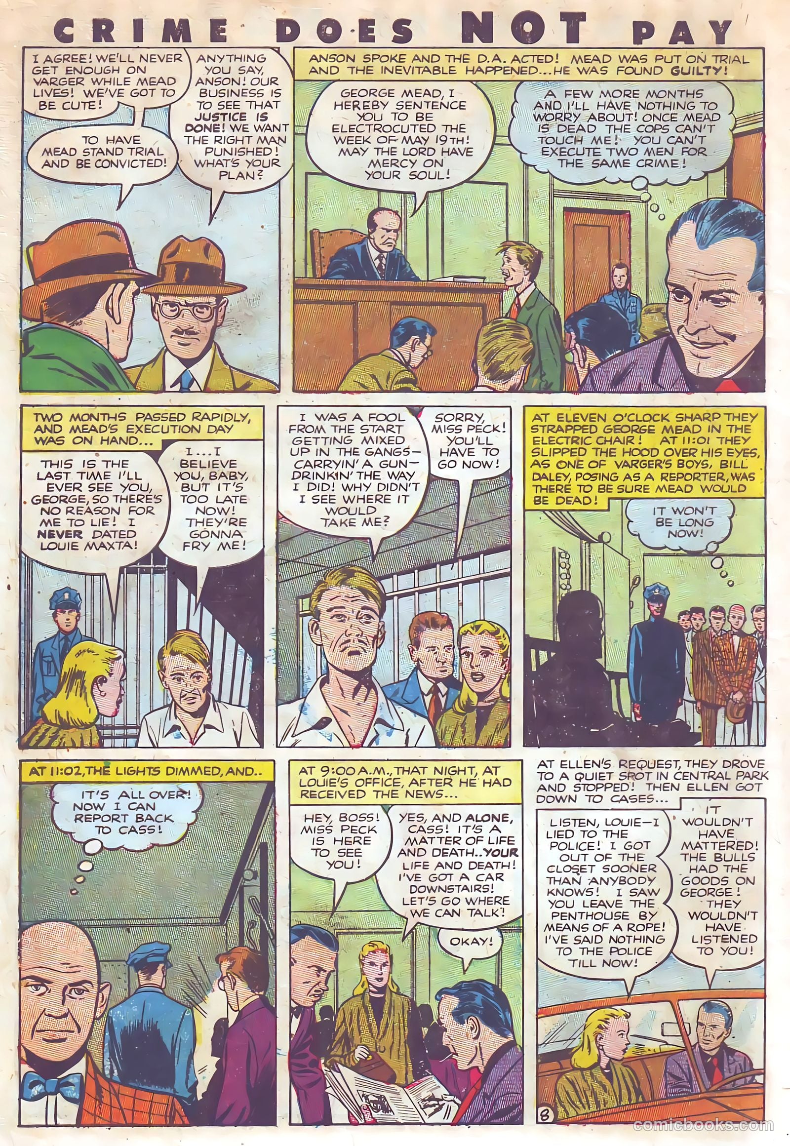 Crime Does Not Pay #115 (1952) — page 10 of 36