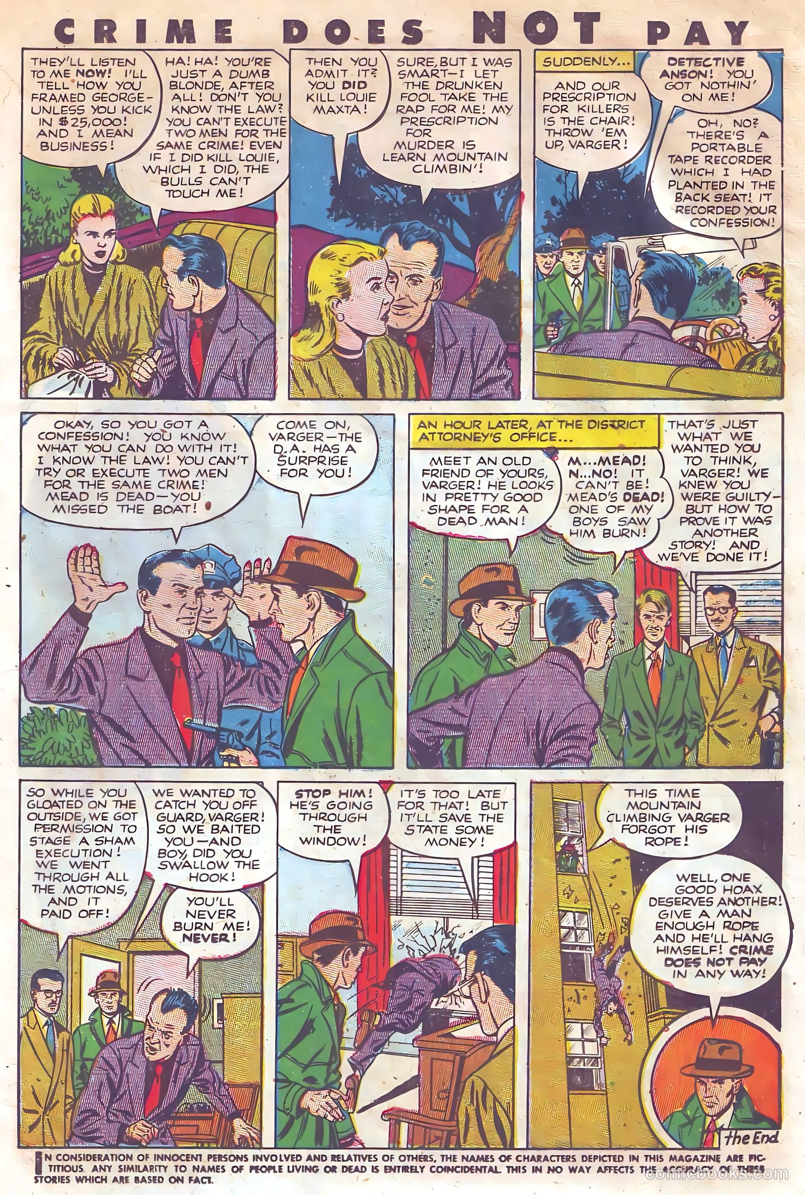 Crime Does Not Pay #115 (1952) — page 11 of 36