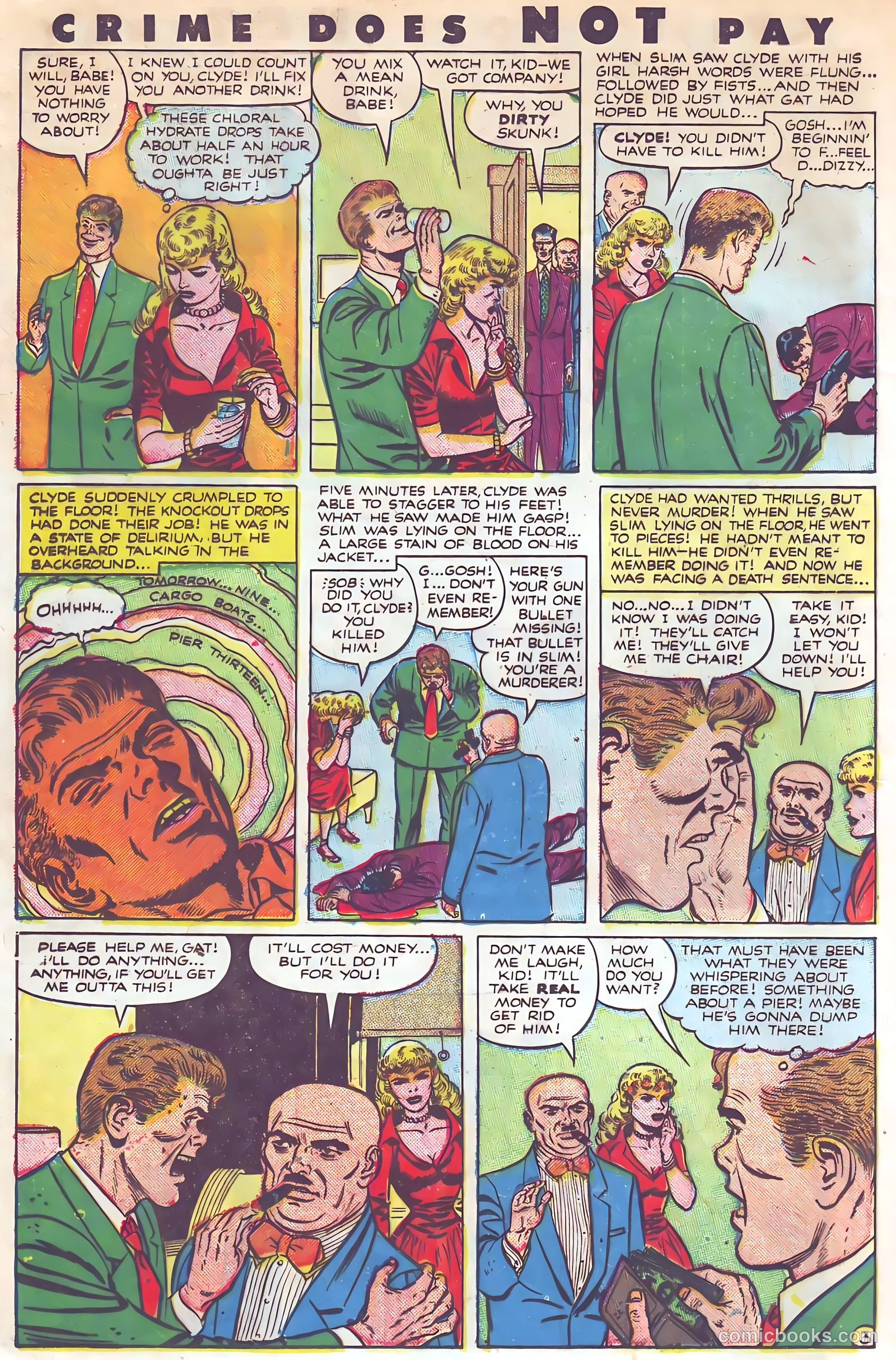 Crime Does Not Pay #115 (1952) — page 16 of 36