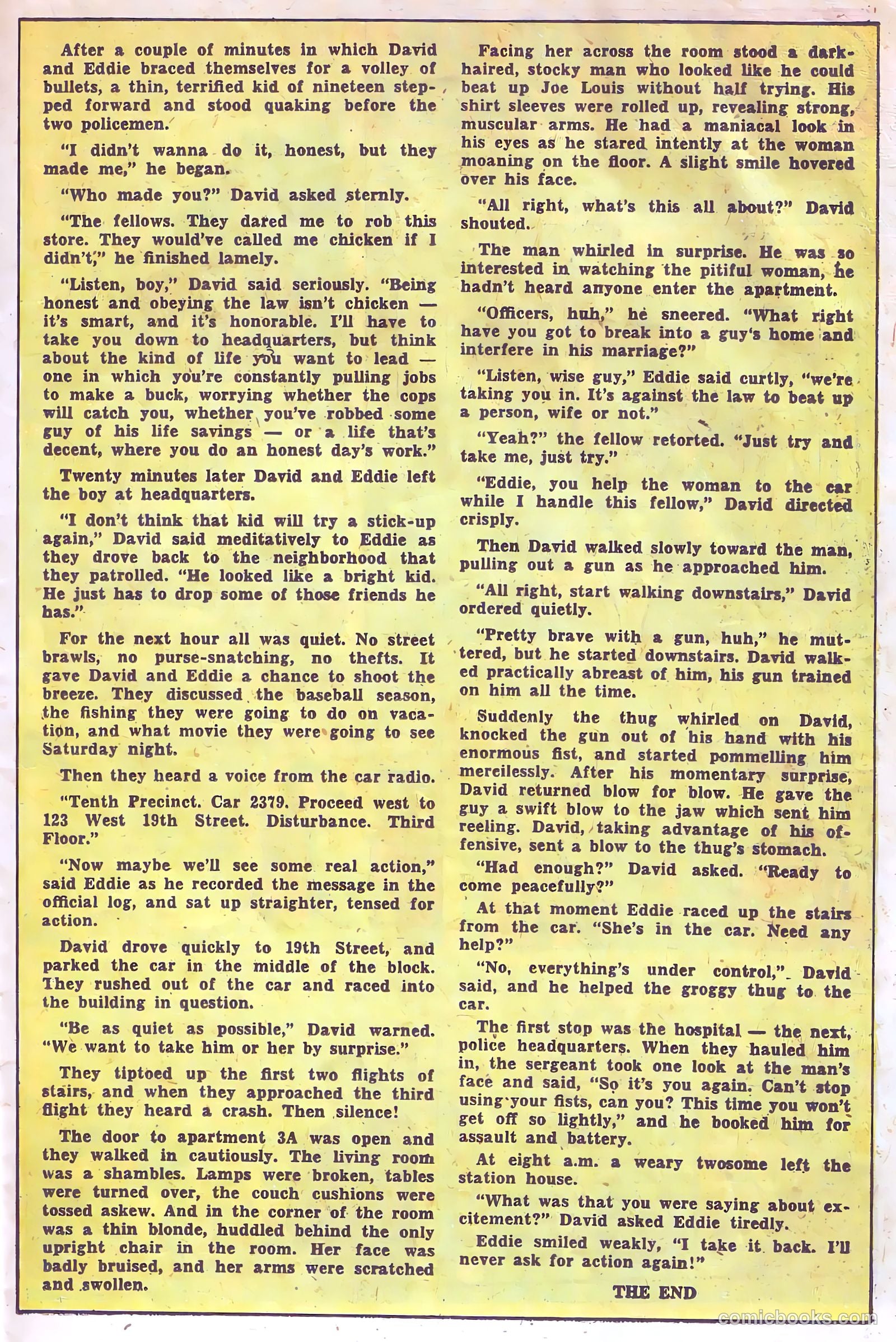 Crime Does Not Pay #115 (1952) — page 23 of 36