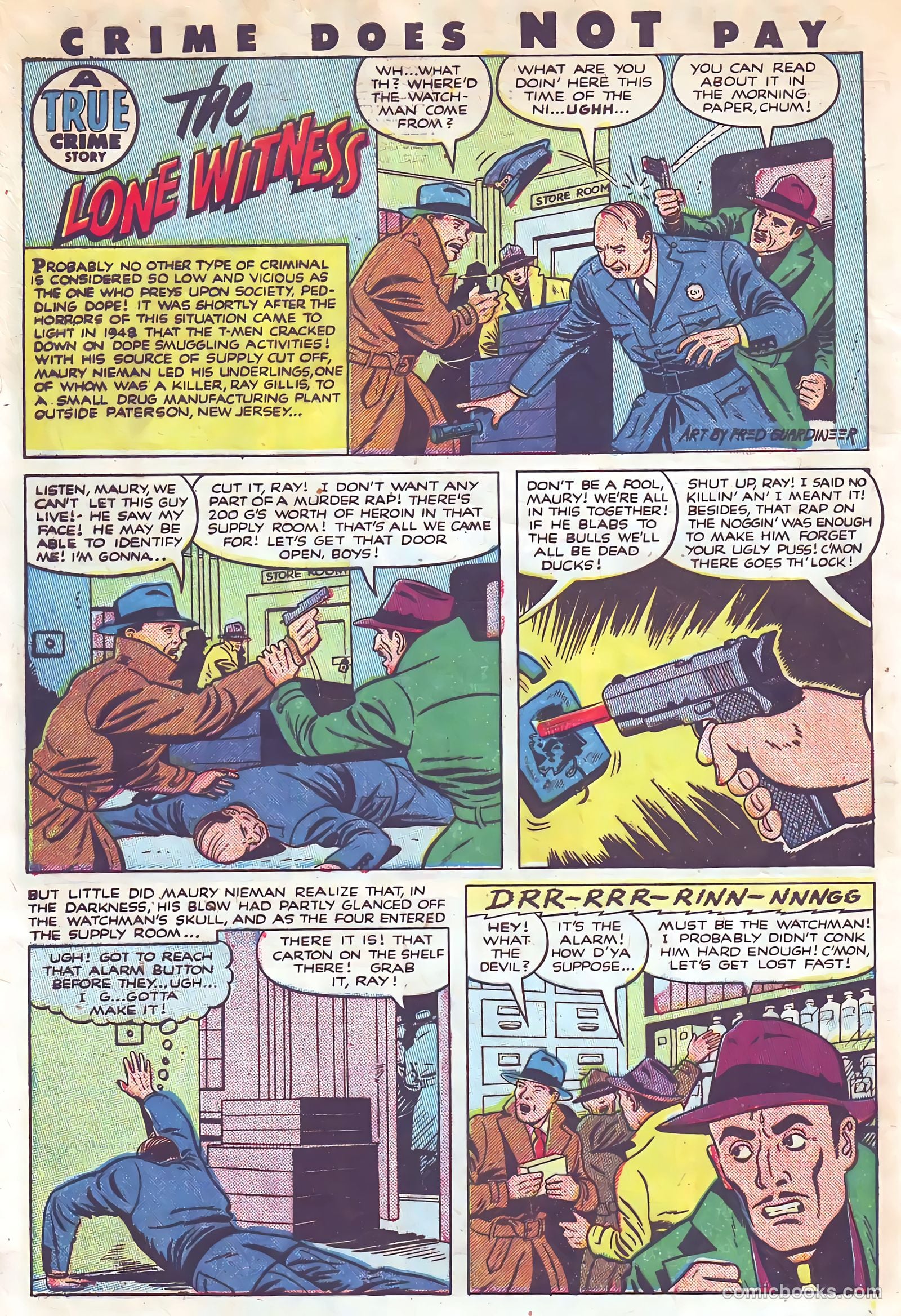 Crime Does Not Pay #115 (1952) — page 28 of 36