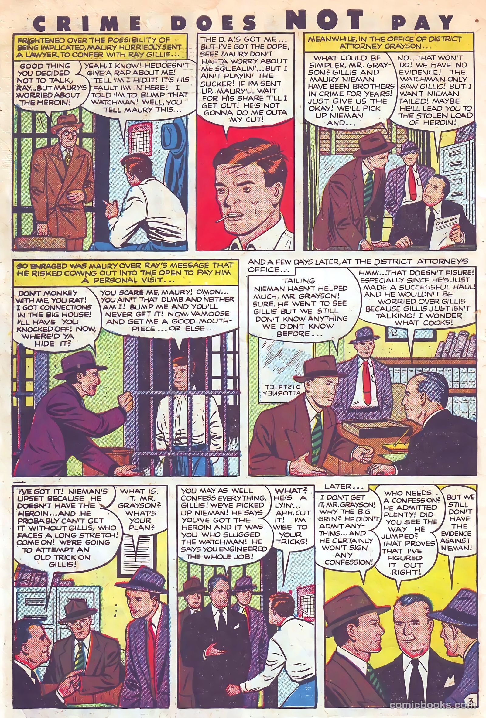 Crime Does Not Pay #115 (1952) — page 30 of 36