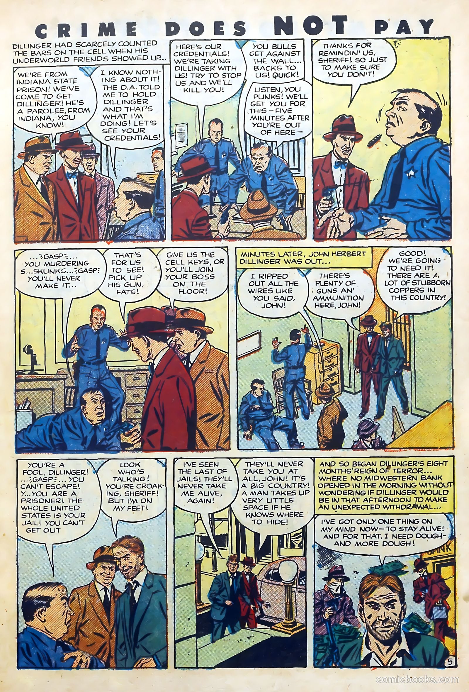 Crime Does Not Pay #116 (1952) — page 7 of 34