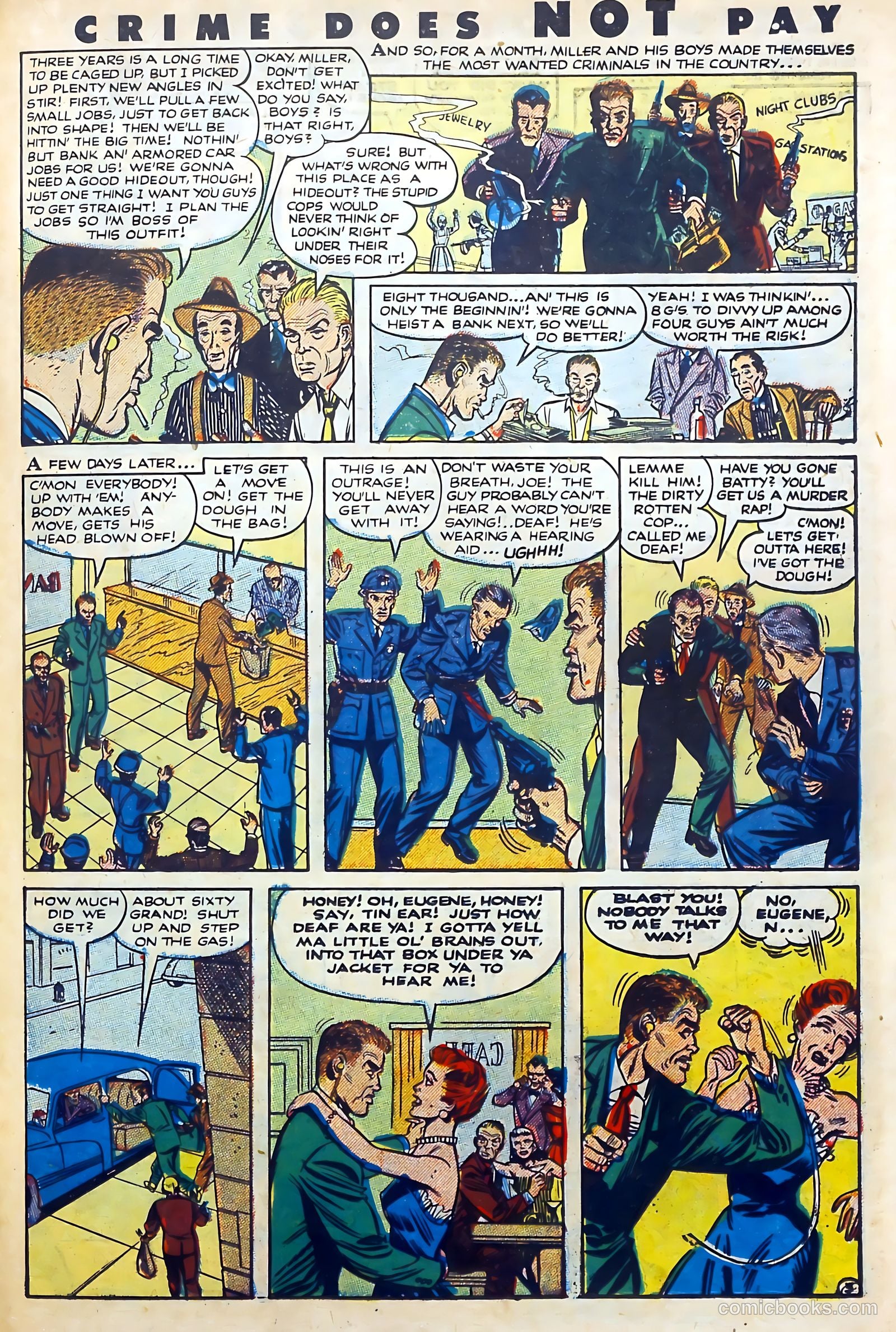 Crime Does Not Pay #116 (1952) — page 21 of 34
