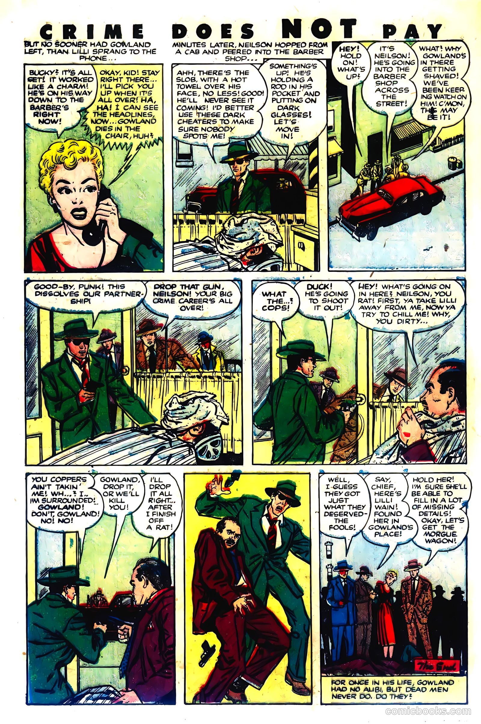 Crime Does Not Pay #119 (1953) — page 32 of 36