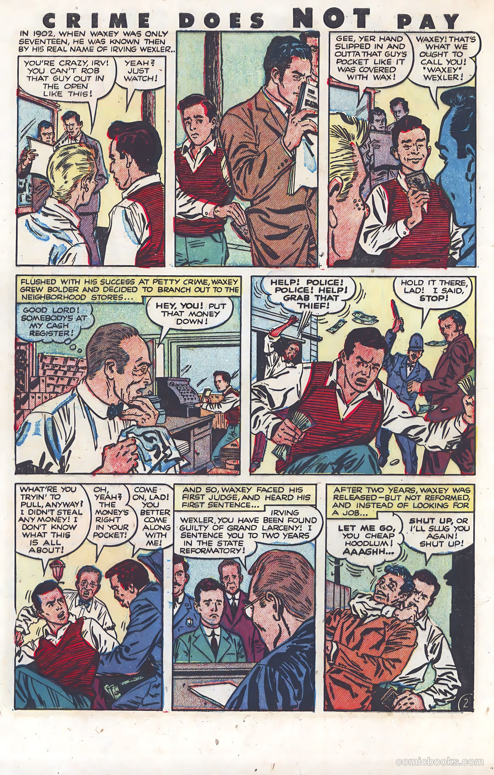 Crime Does Not Pay #121 (1953) — page 4 of 35
