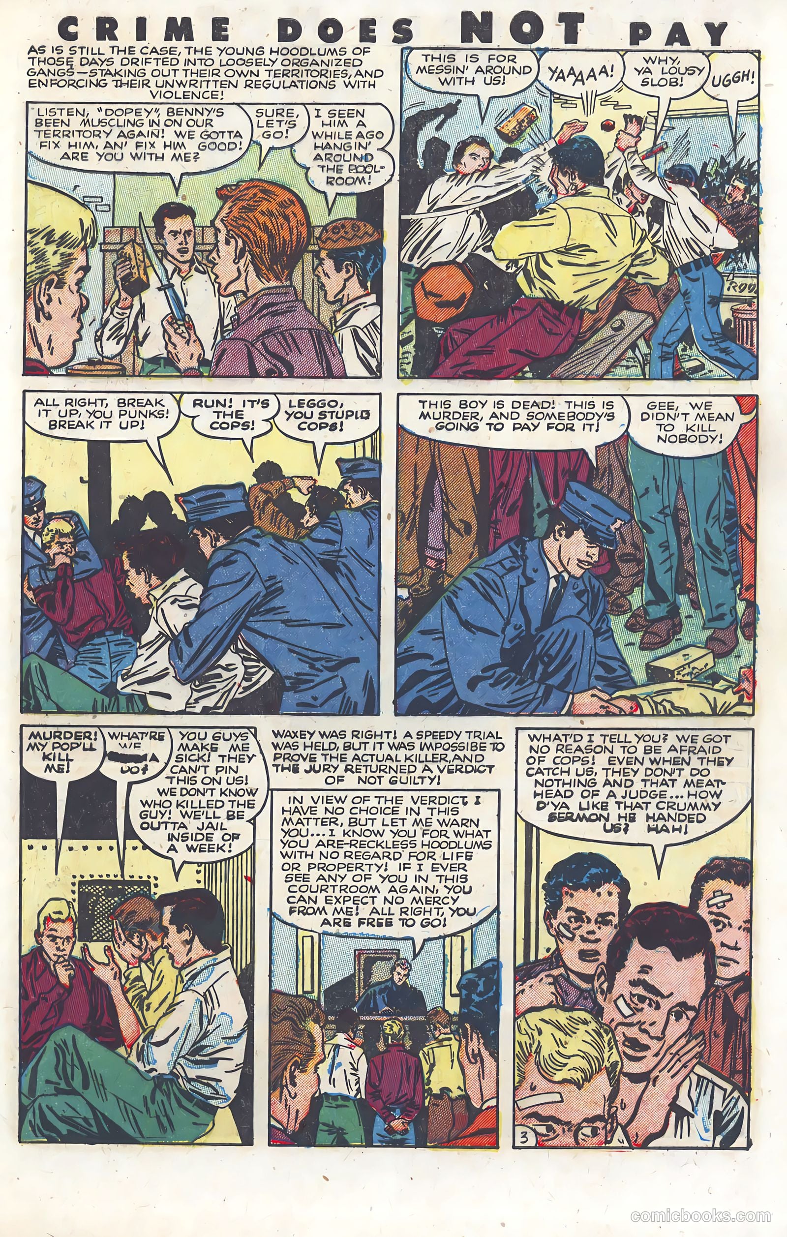 Crime Does Not Pay #121 (1953) — page 5 of 35
