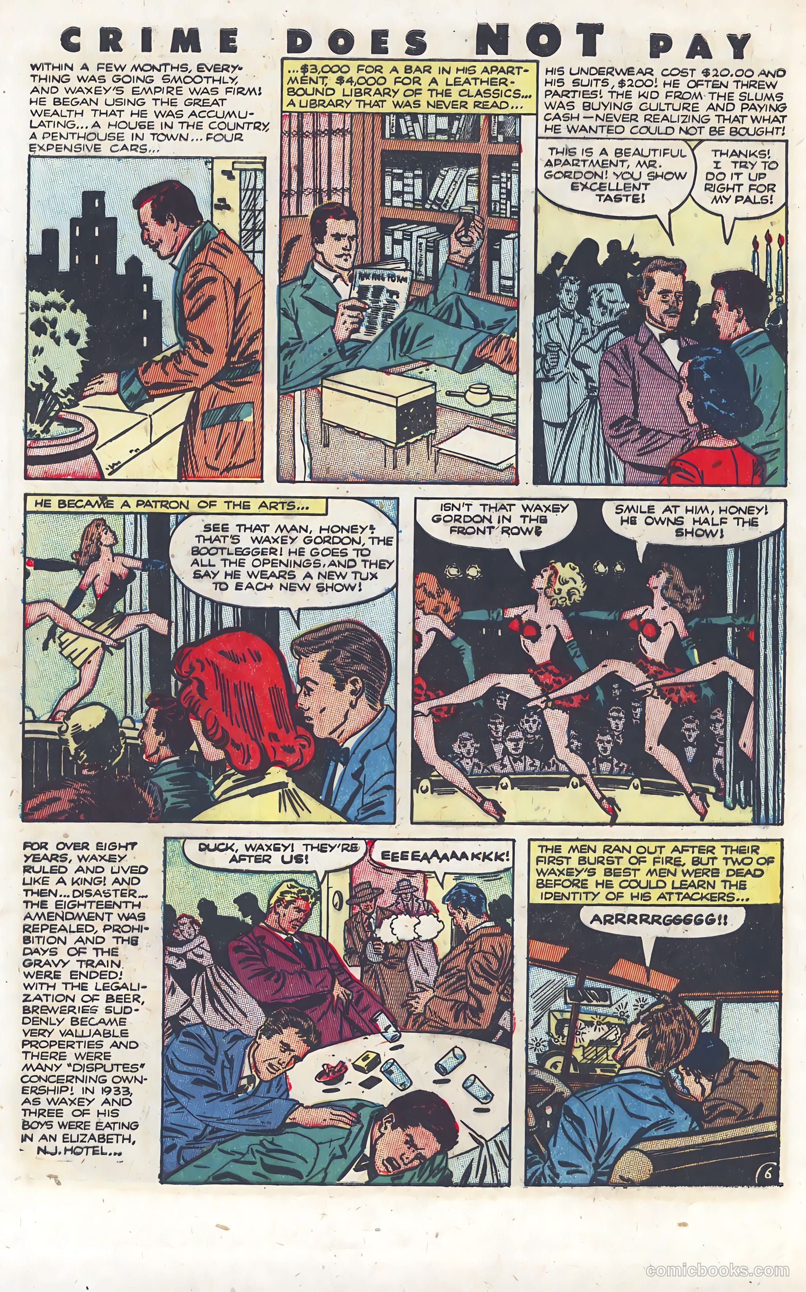 Crime Does Not Pay #121 (1953) — page 8 of 35