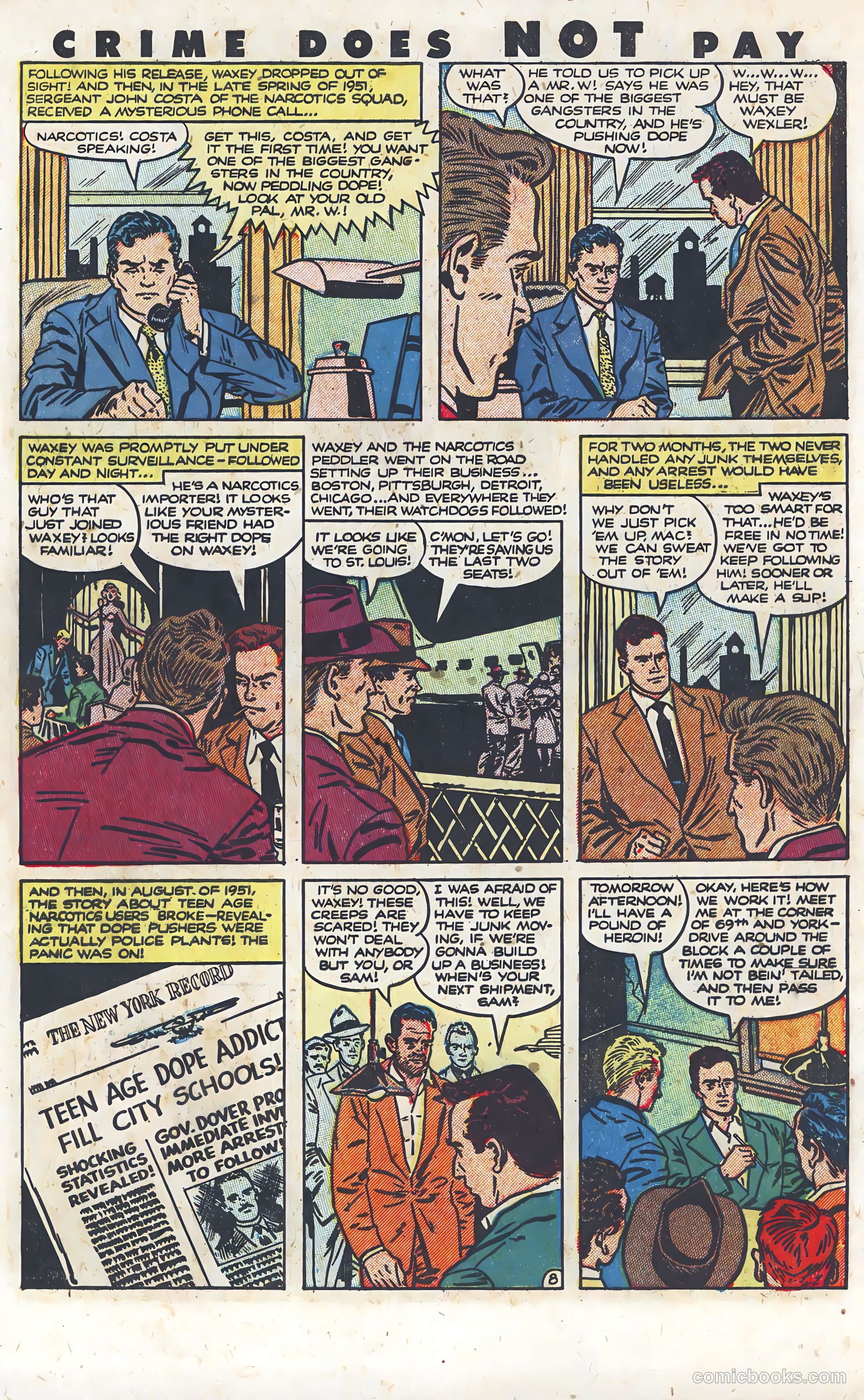 Crime Does Not Pay #121 (1953) — page 10 of 35