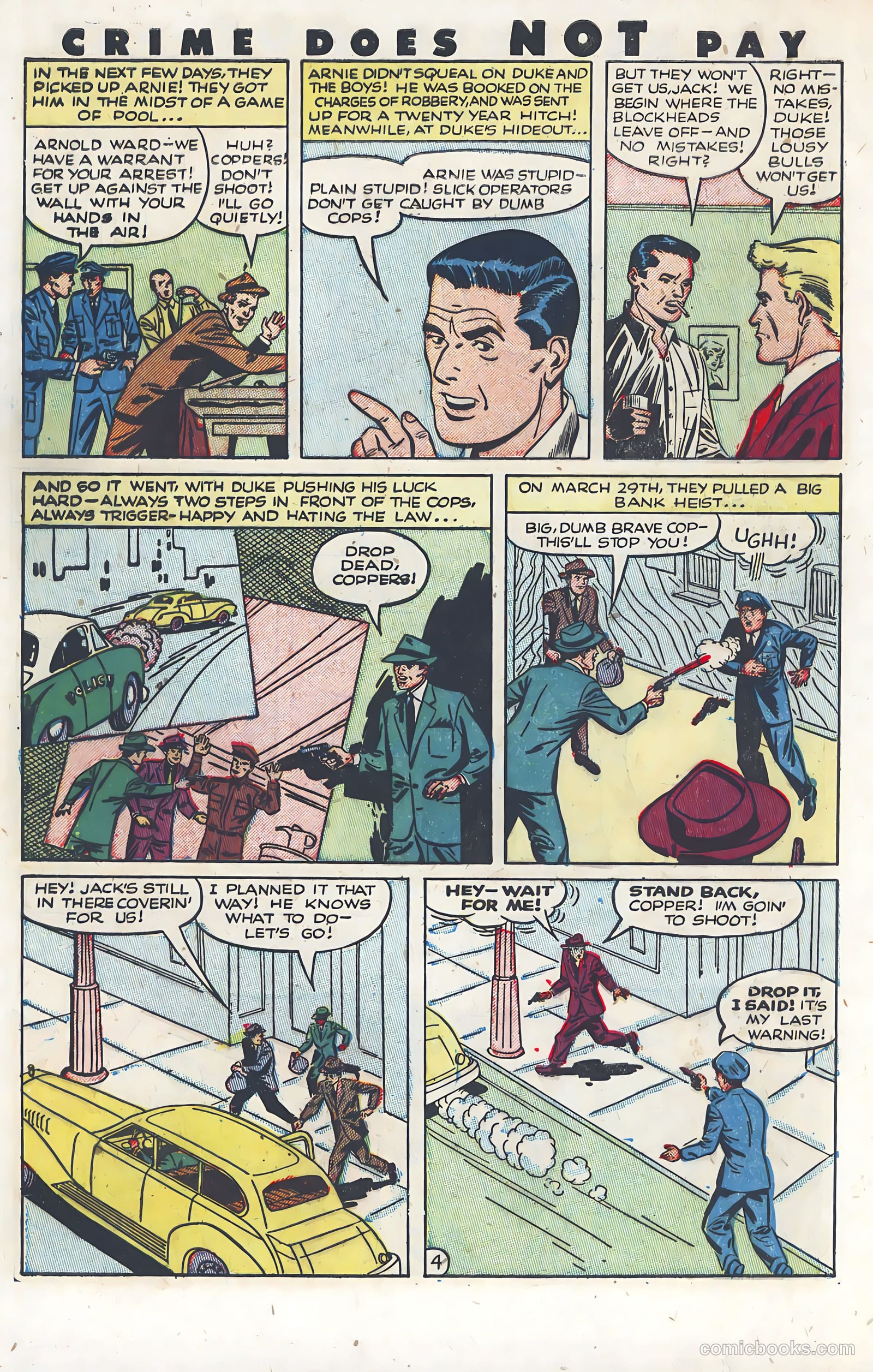 Crime Does Not Pay #121 (1953) — page 28 of 35