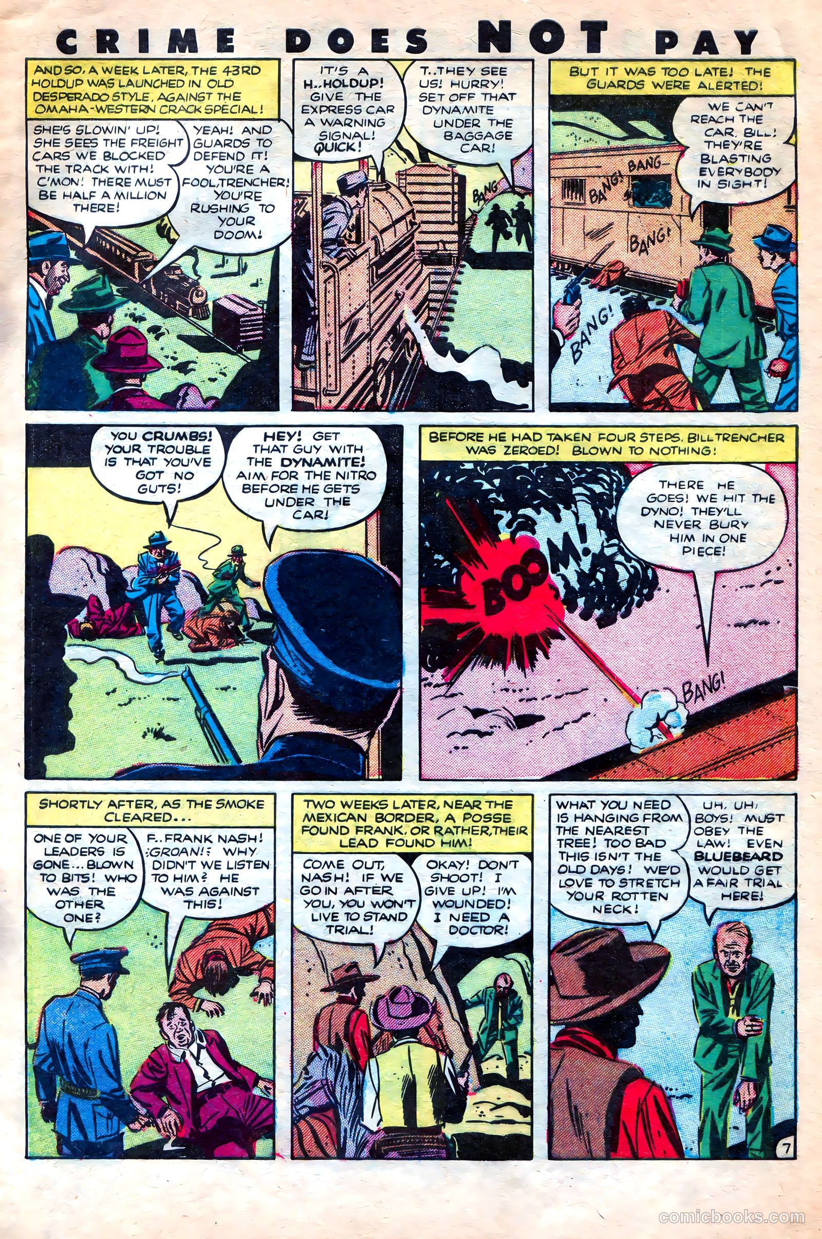 Crime Does Not Pay #125 (1953) — page 9 of 36