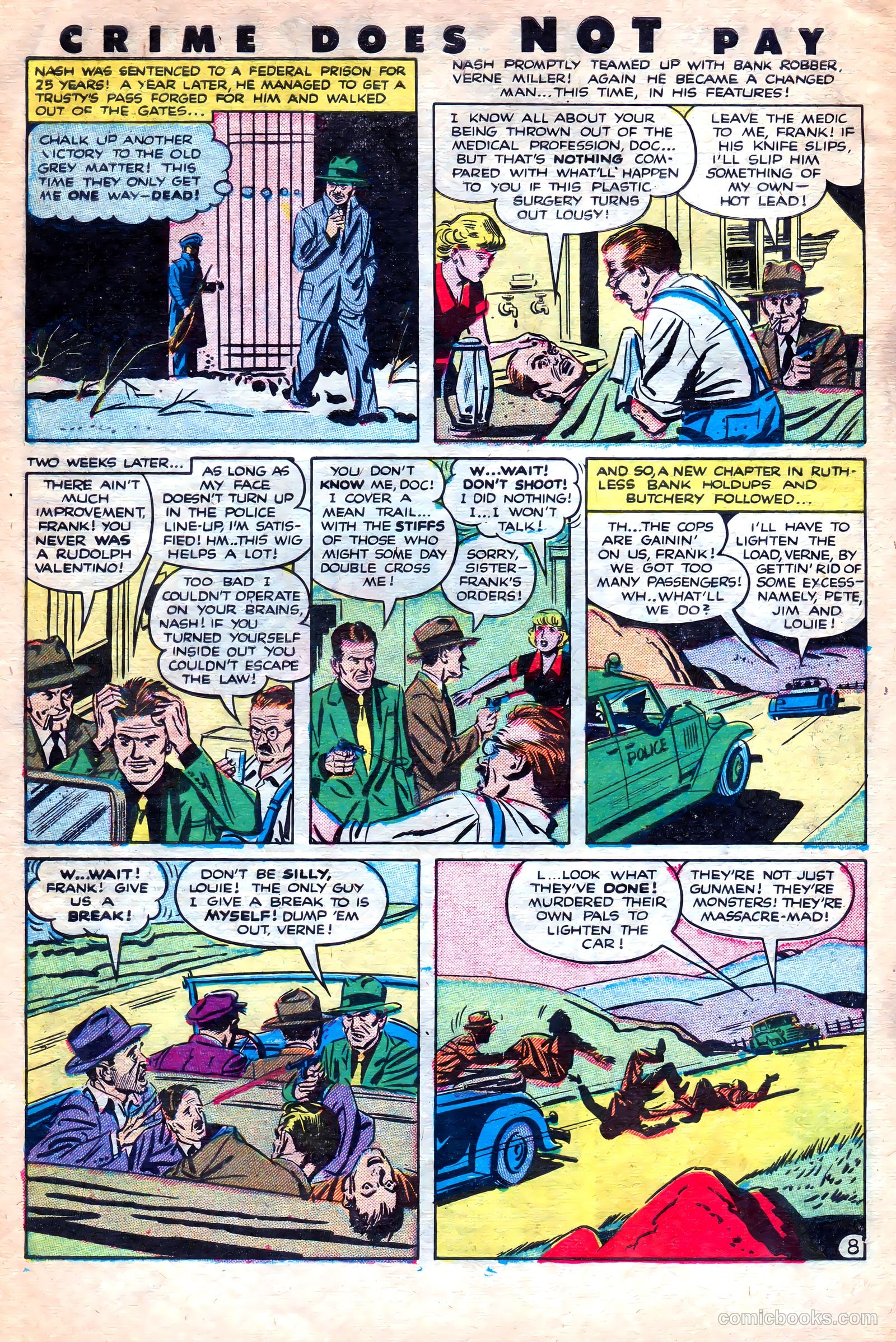 Crime Does Not Pay #125 (1953) — page 10 of 36