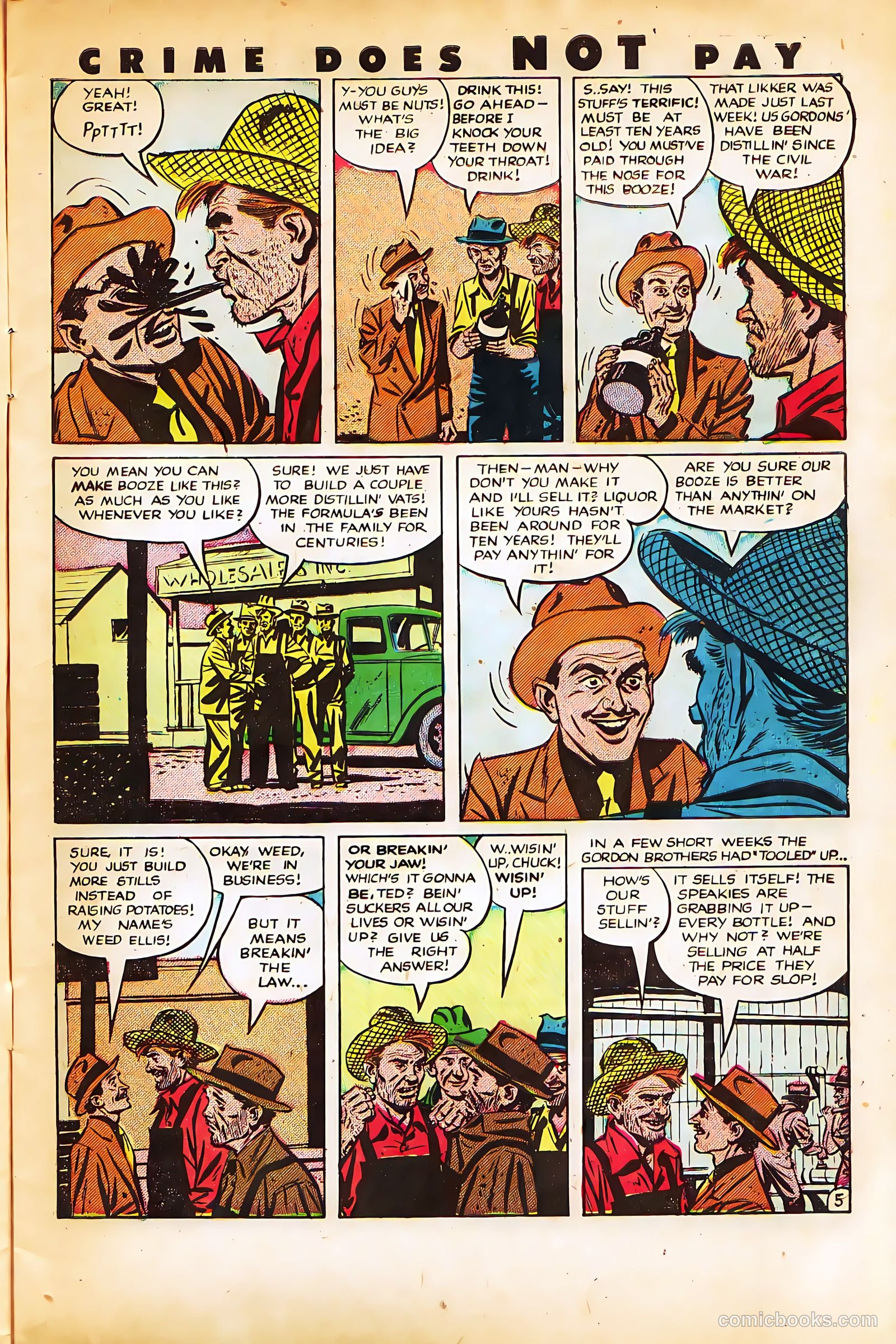 Crime Does Not Pay #126 (1953) — page 7 of 36