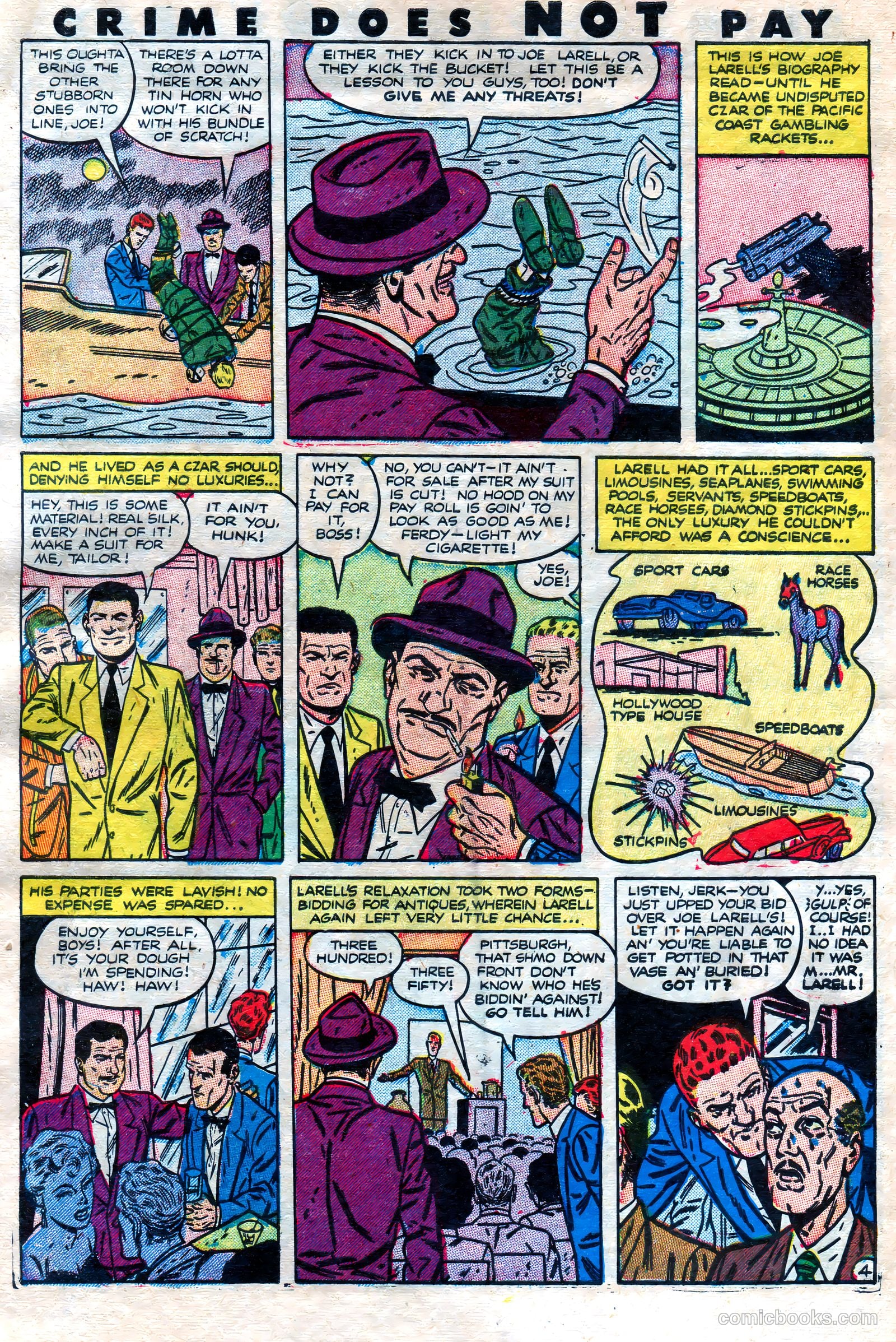 Crime Does Not Pay #127 (1953) — page 6 of 36