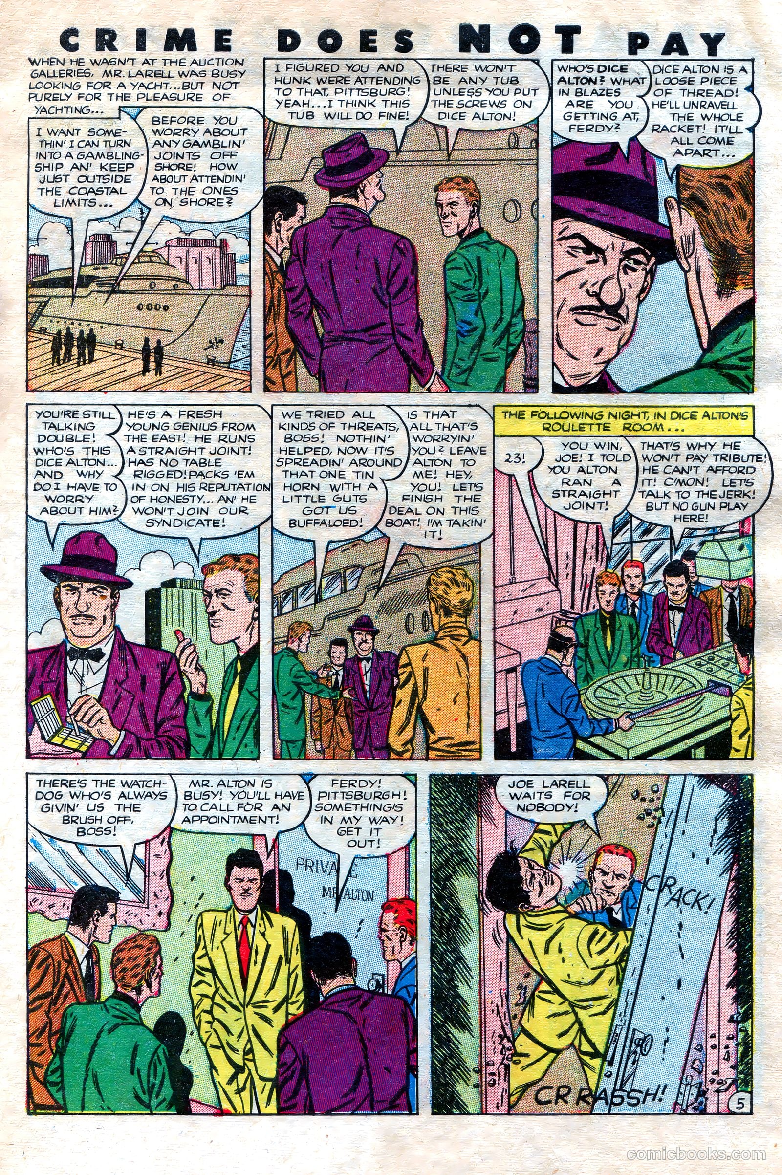 Crime Does Not Pay #127 (1953) — page 7 of 36