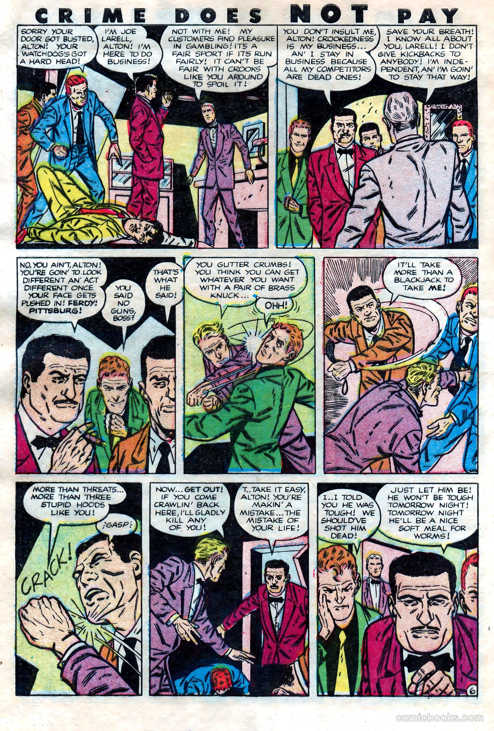 Crime Does Not Pay #127 (1953) — page 8 of 36