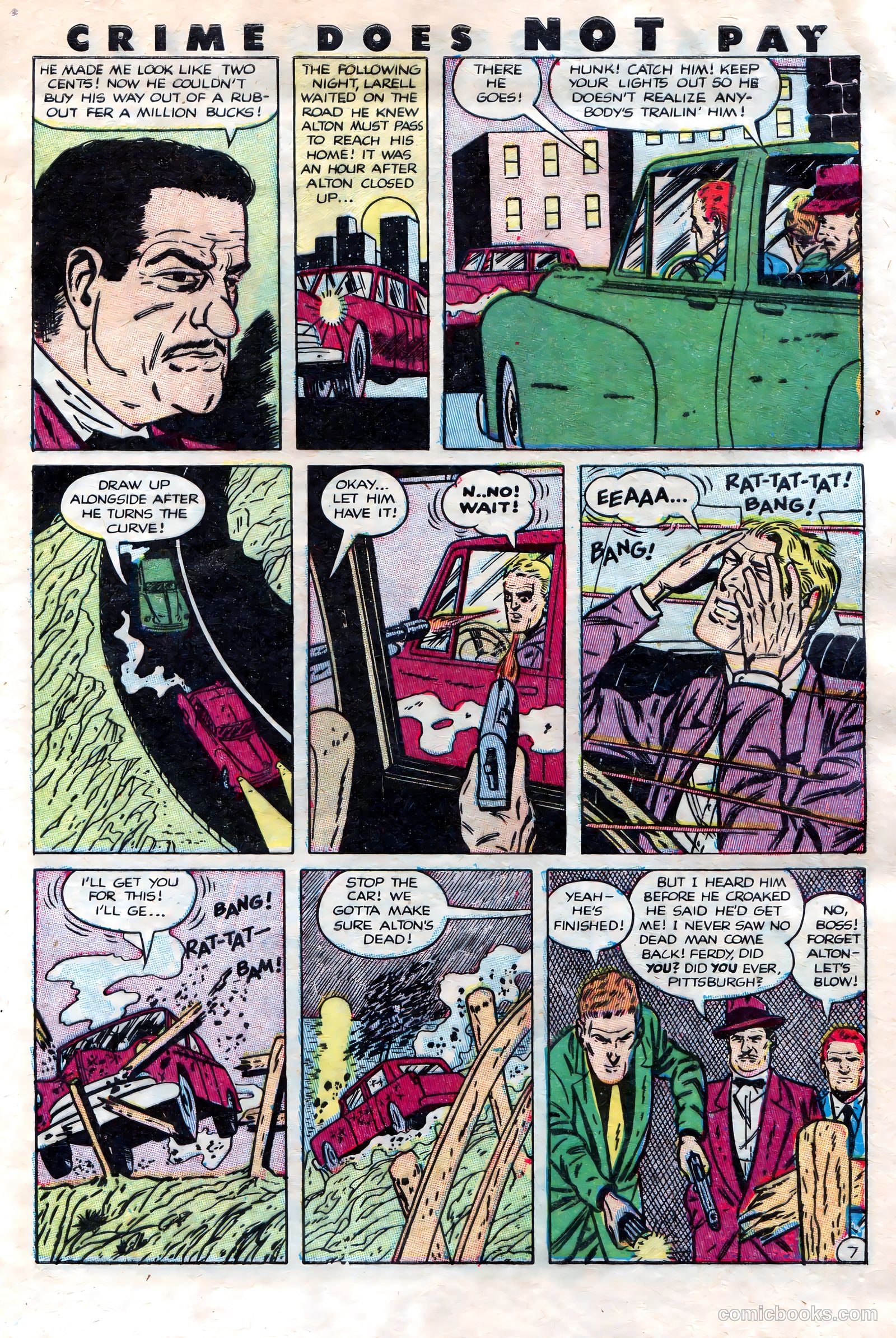 Crime Does Not Pay #127 (1953) — page 9 of 36